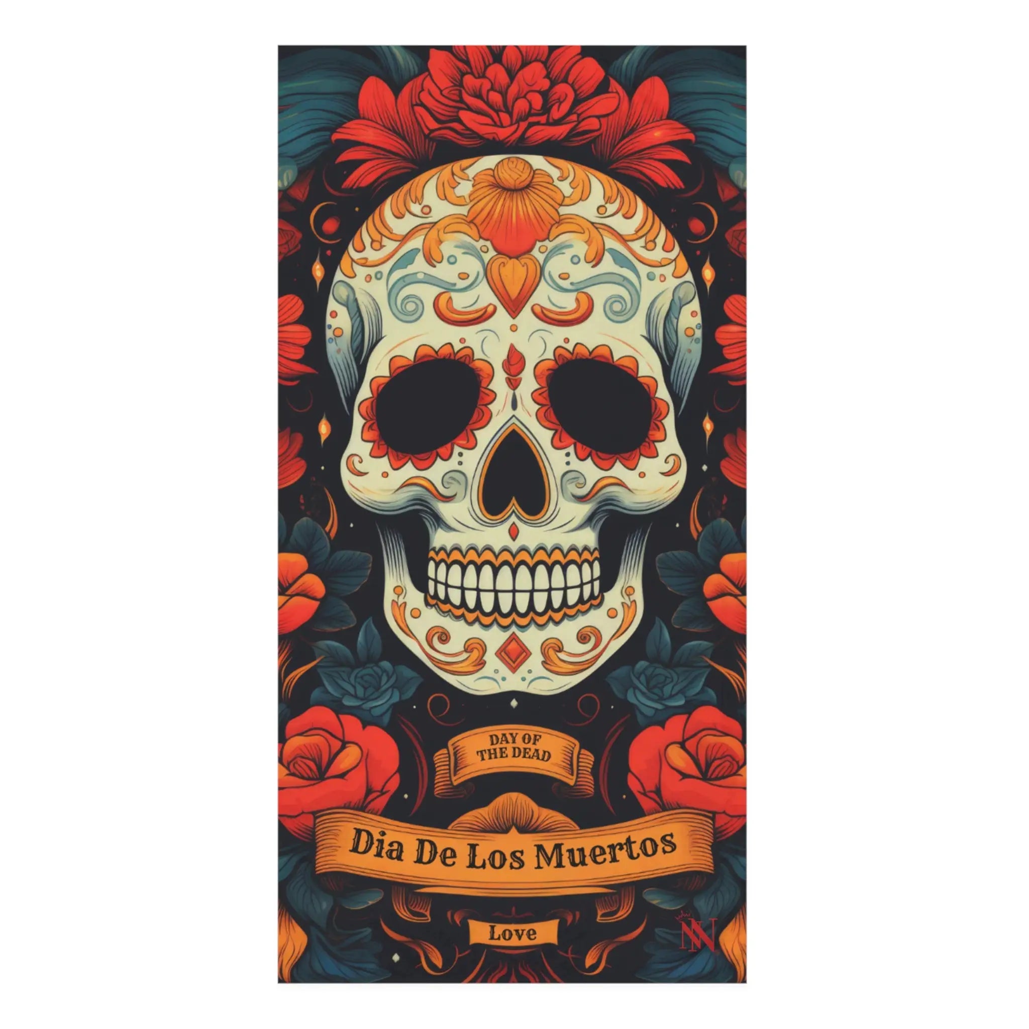 Dia De Los Muertos Love Sex Towel
