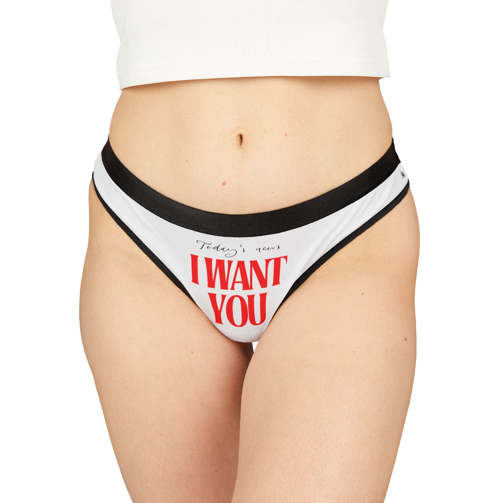 Today’s News I Want You | Mix & Match Women’s Fun-Flirty Lovers’ Thongs