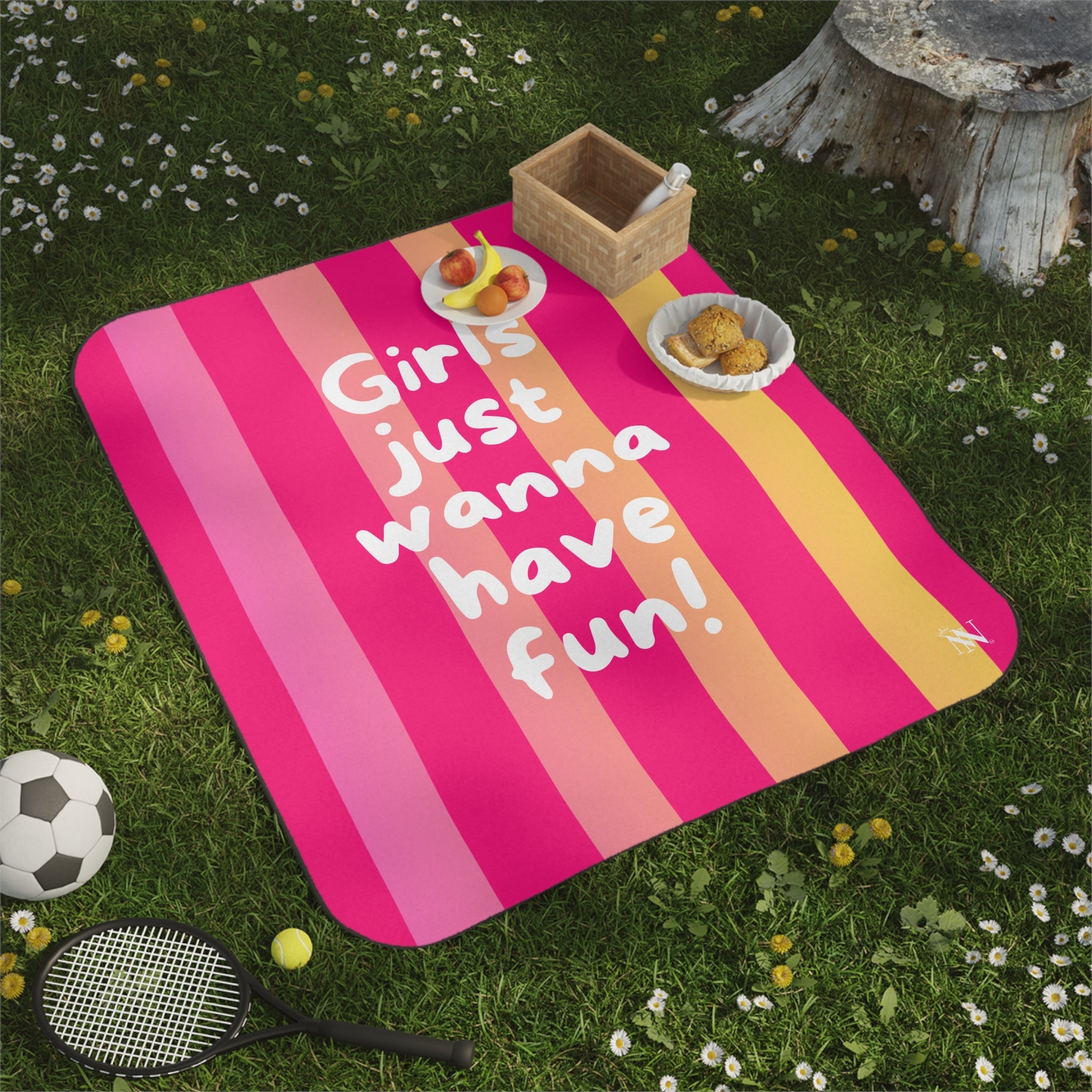 Girls Just Wanna Have Fun! | Mix Match Fun-Flirty Lovers’ Water-Resistant Blankets