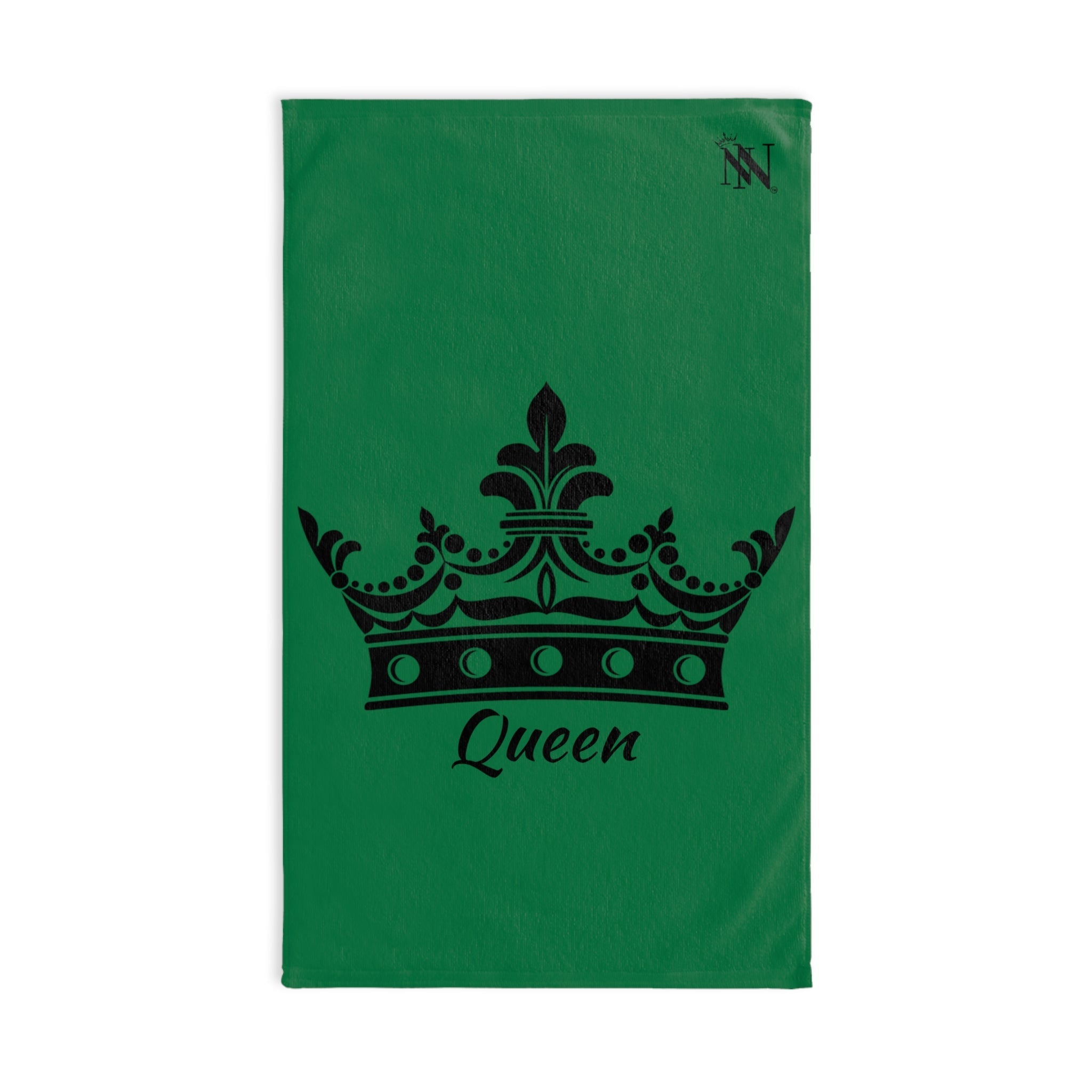 Large Crown Queen Green Cum Towel