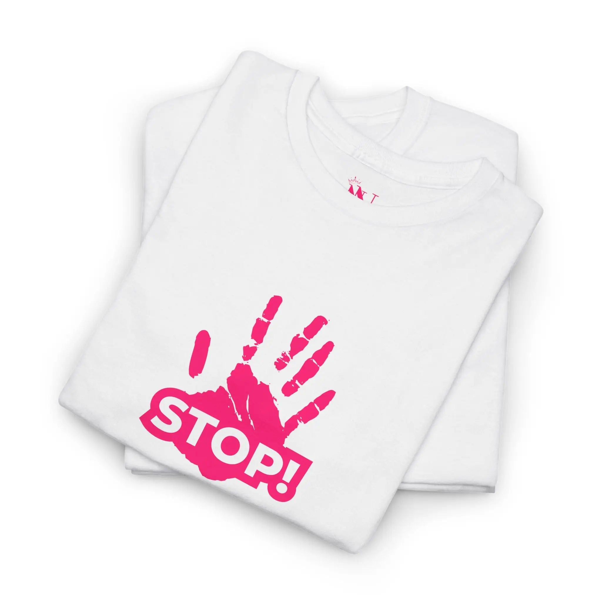 Stop! Handprint | Mix & Match 100% Cotton Unisex Fun-Flirty Lovers’ Tees