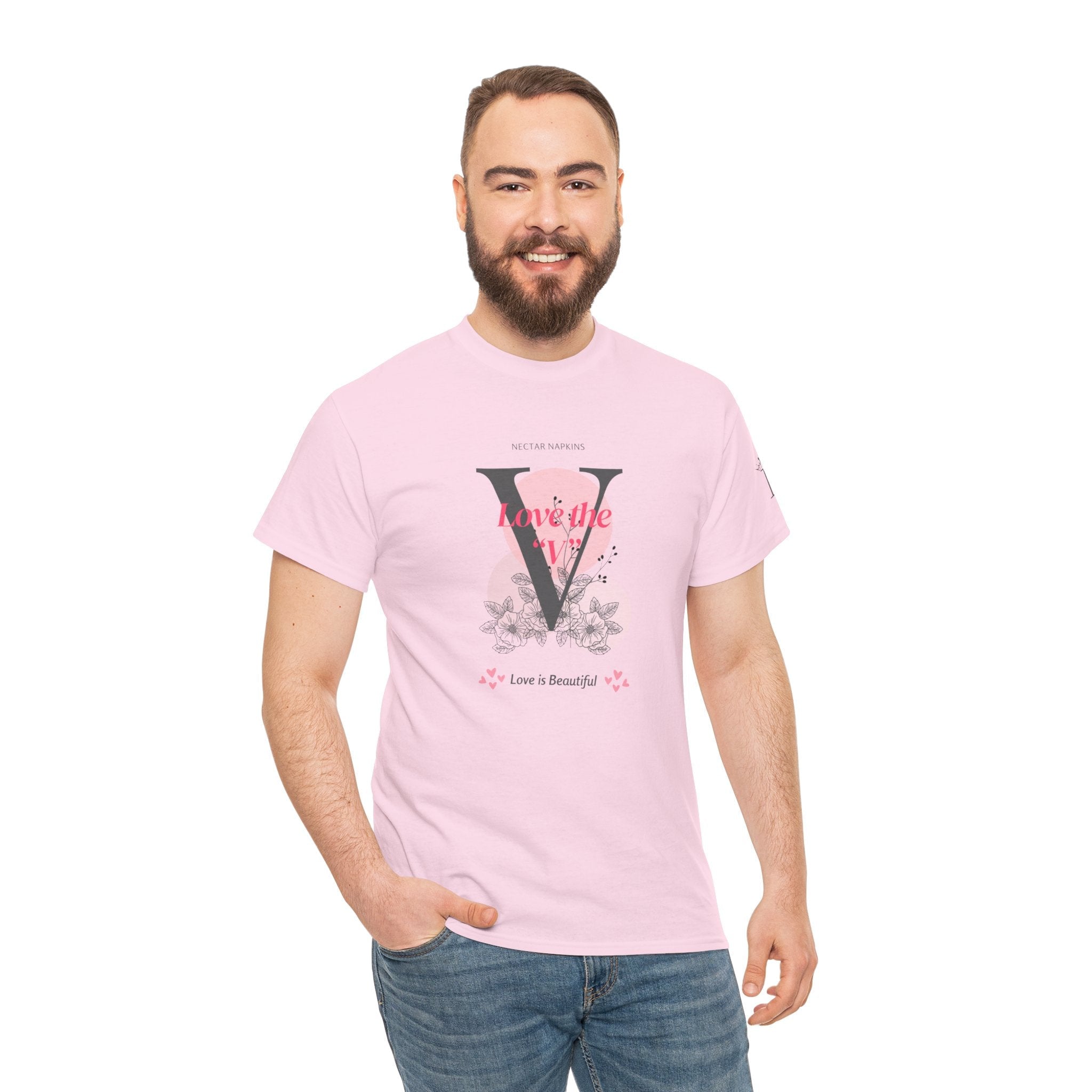 Love the ’V’ Mix Match Adult Graphic T-Shirt Tees | Live Bold