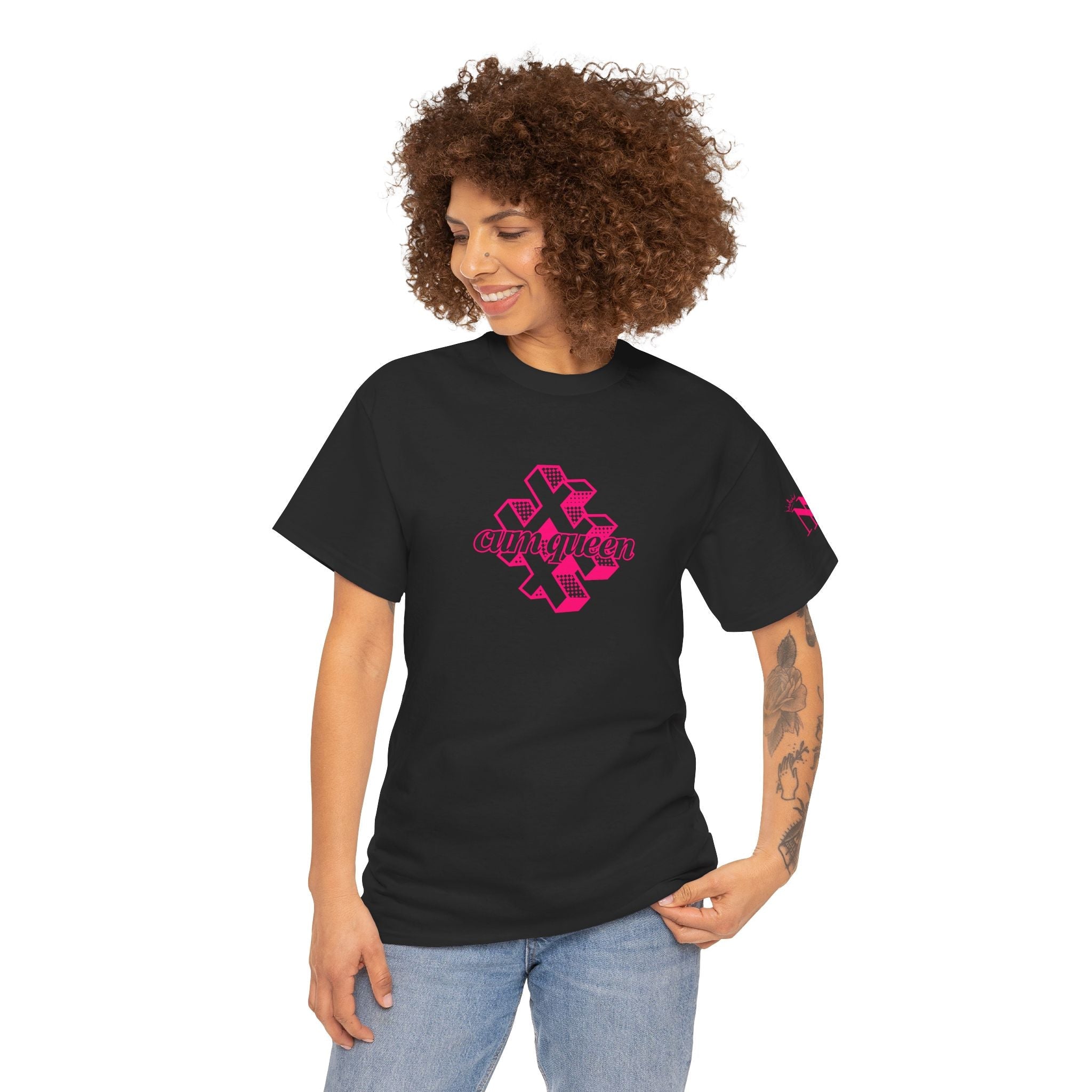 # Cum Queen | Mix & Match Cotton Unisex Fun-Flirty Lovers’ T-Shirts
