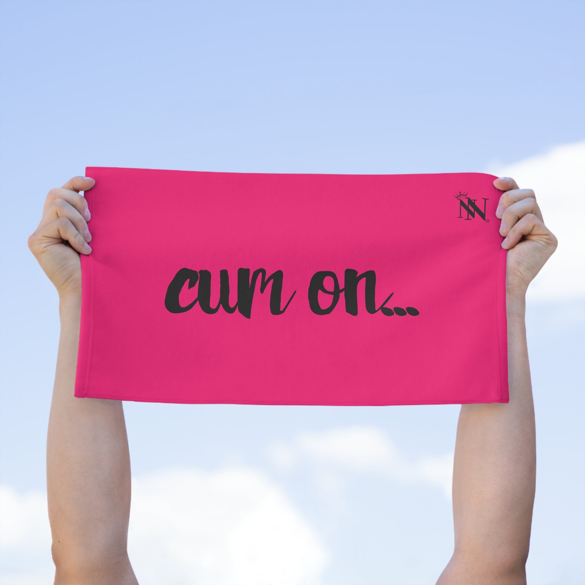 Cum On... Signature Pink | Mix & Match Soft Fun-Flirty Lovers’ Towels