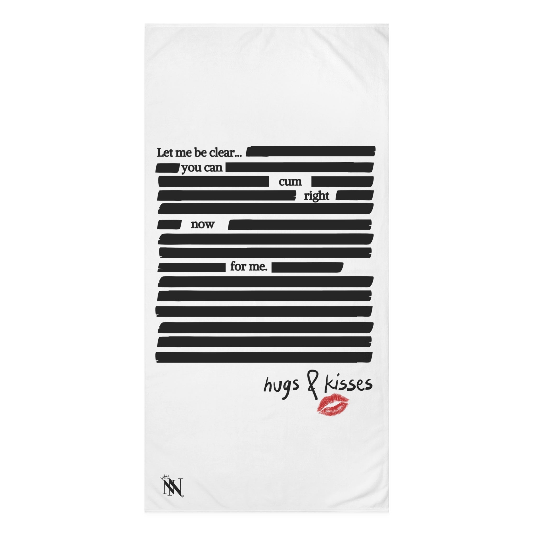 Let Me Be Clear... | Mix & Match XL Fun-Flirty Lovers’ Towels