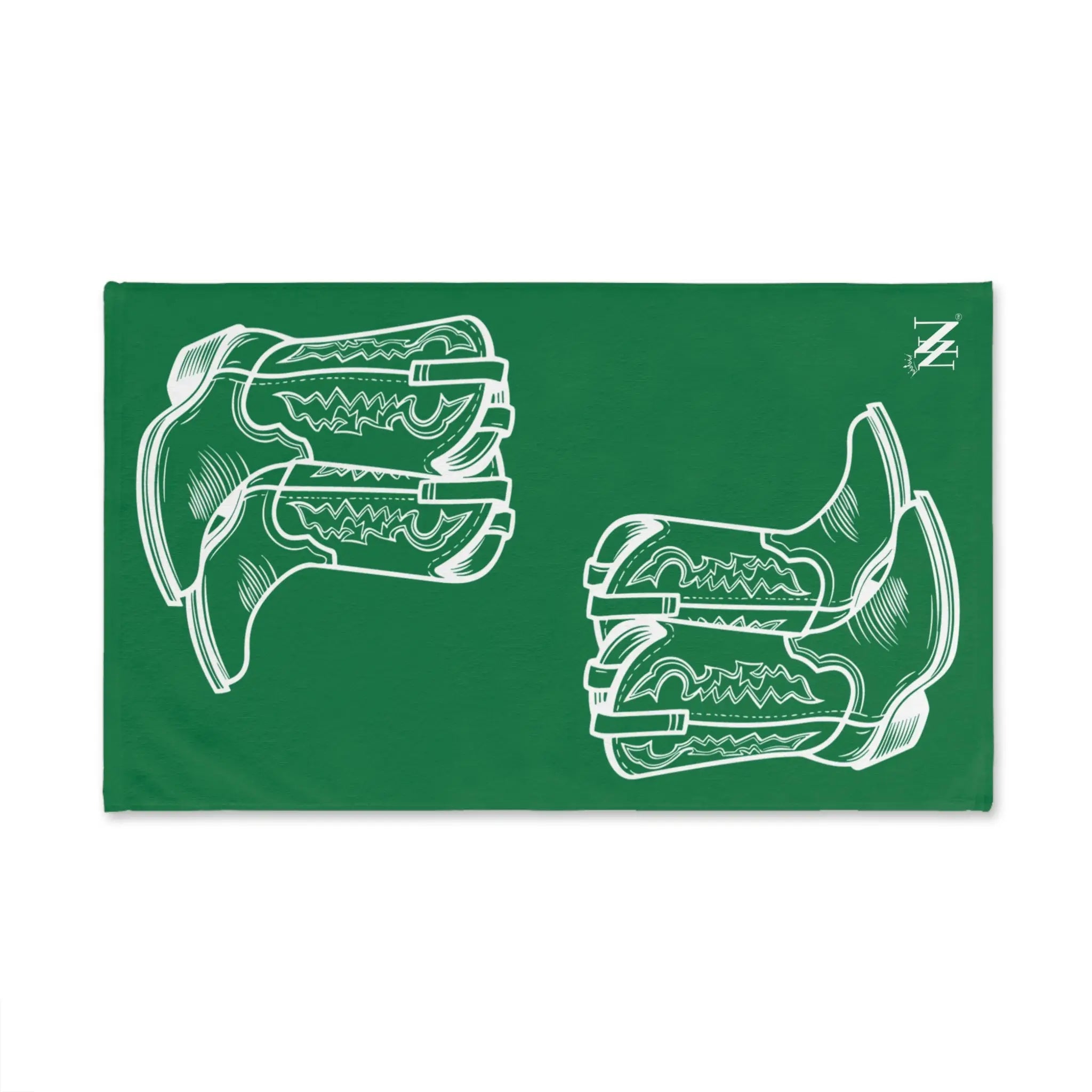 Western Boots Shareable Green | Mix & Match Original Fun-Flirty Lovers’ Towels