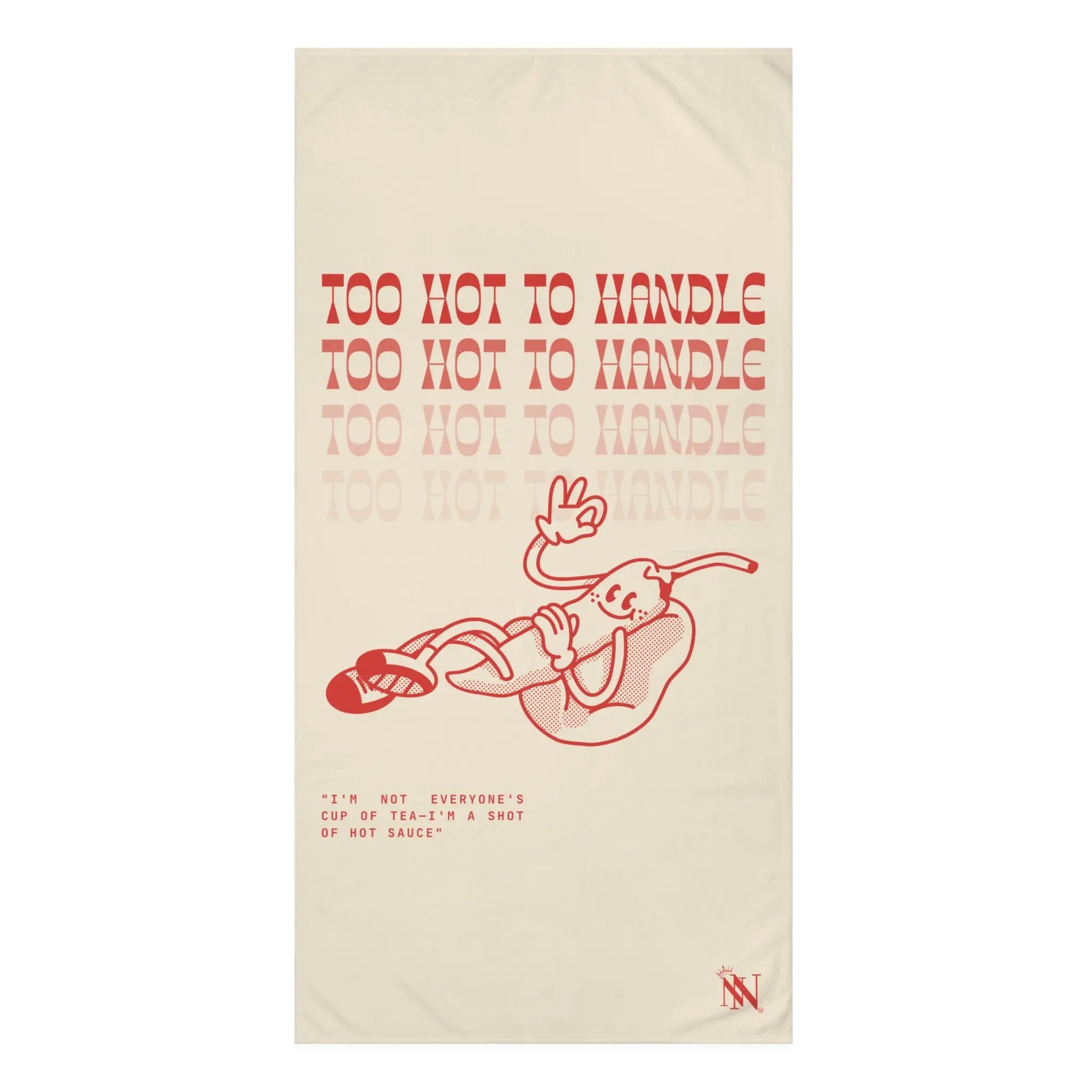 Too Hot to Handle Pepper | Mix & Match XL Fun-Flirty Lovers’ Towels