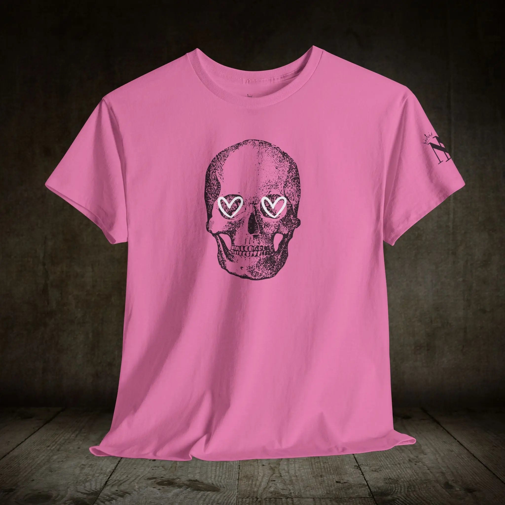 Skull Heart Eyes | Mix & Match Cotton Unisex Fun-Flirty Lovers’ T-Shirts