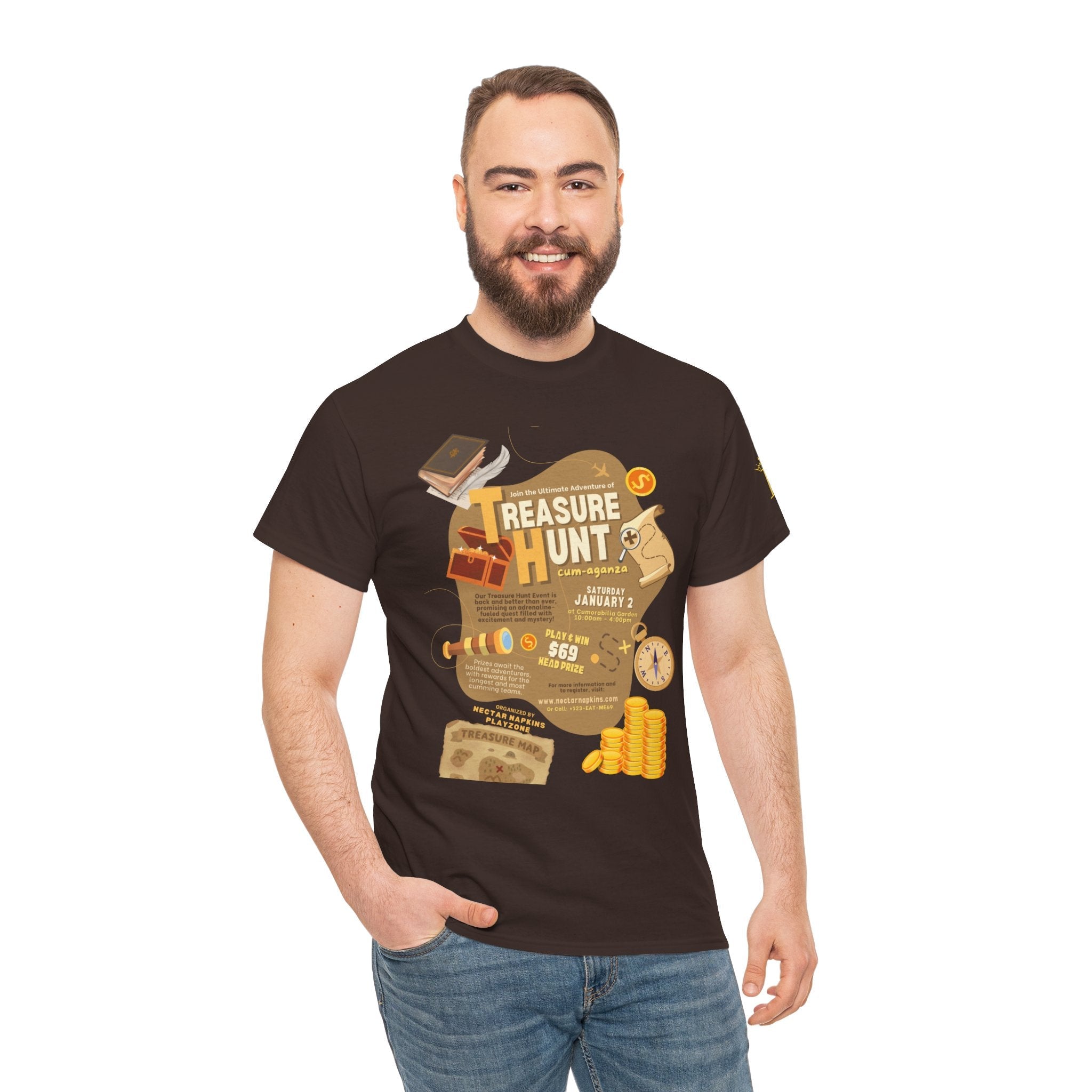 Treasure Hunt | Mix & Match 100% Cotton Unisex Fun-Flirty Lovers’ Tees