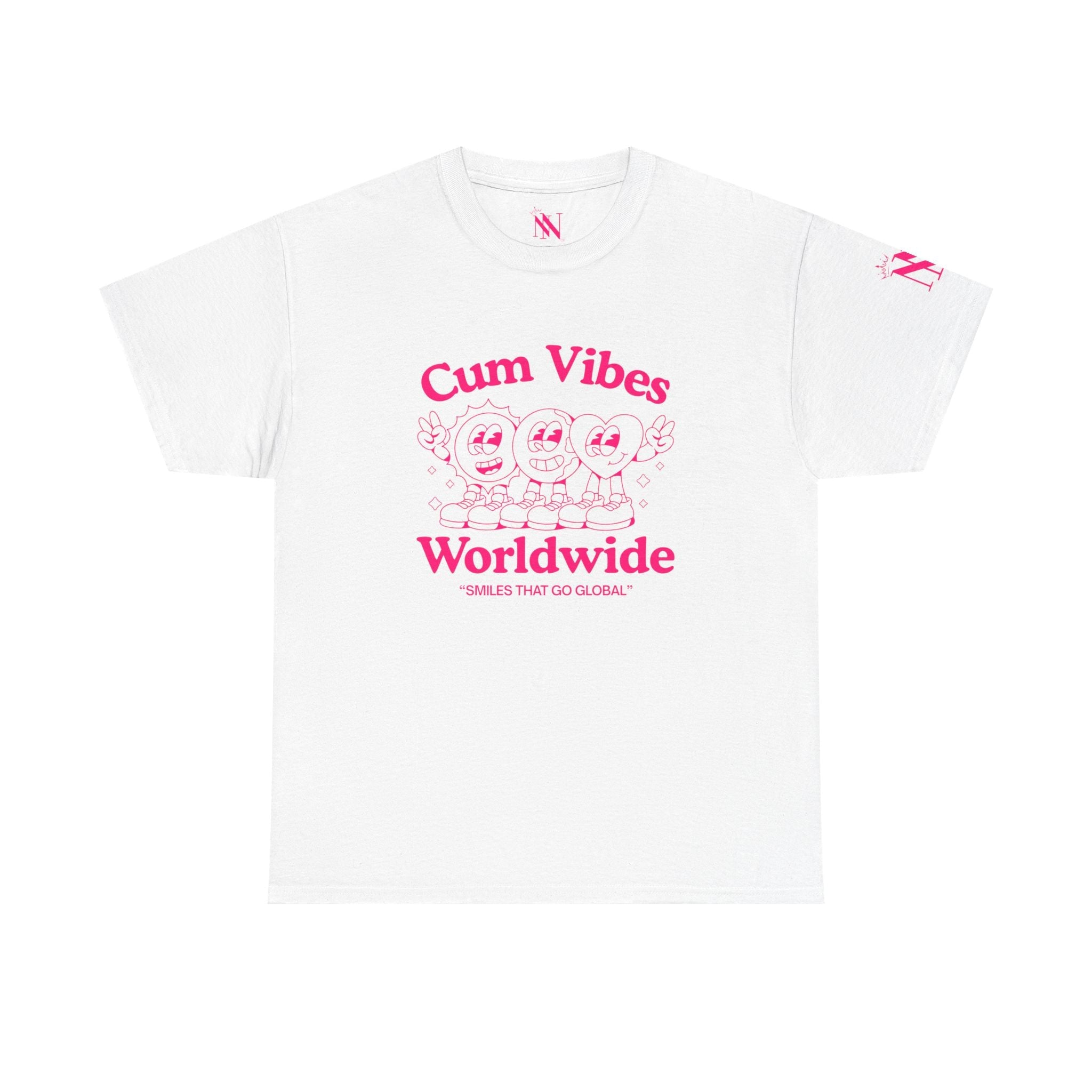 Cum Vibes Worldwide | Mix & Match Cotton Unisex Fun-Flirty Lovers’ T-Shirts