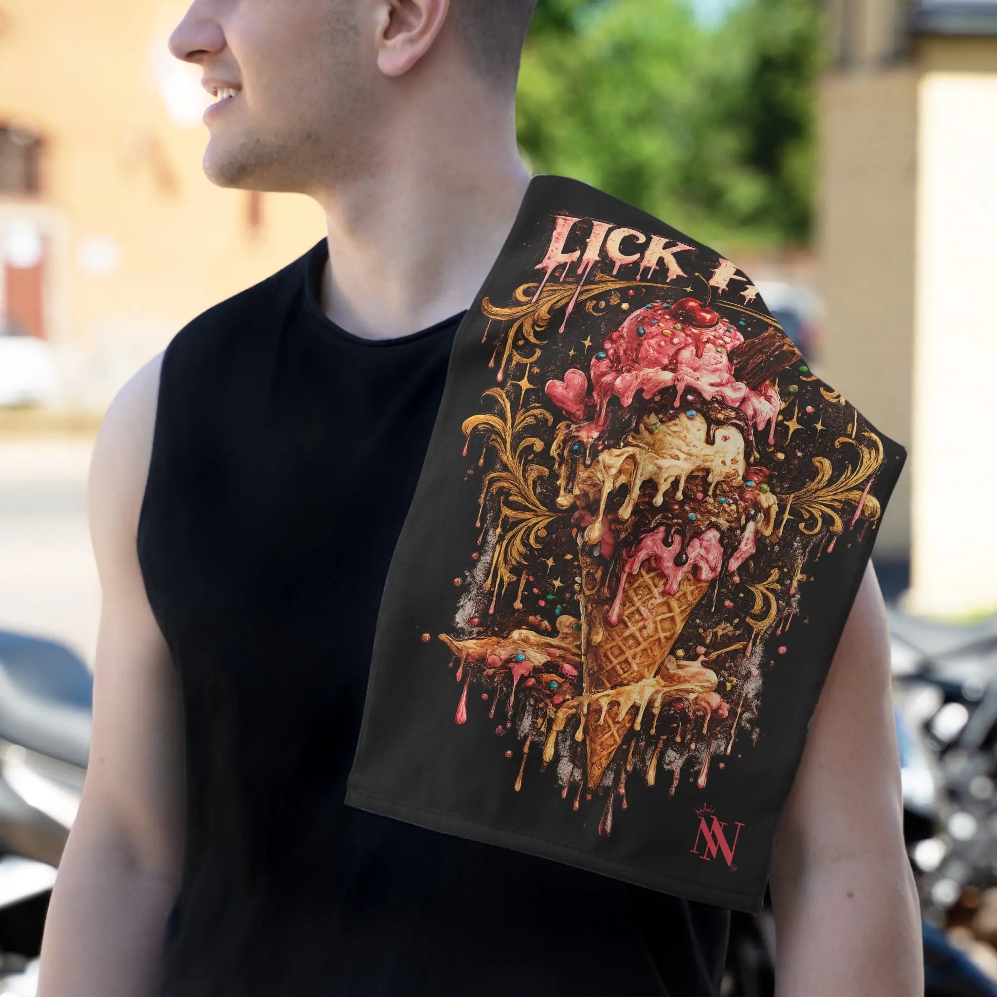 Lick Fast Melting Ice Cream Sex Towel