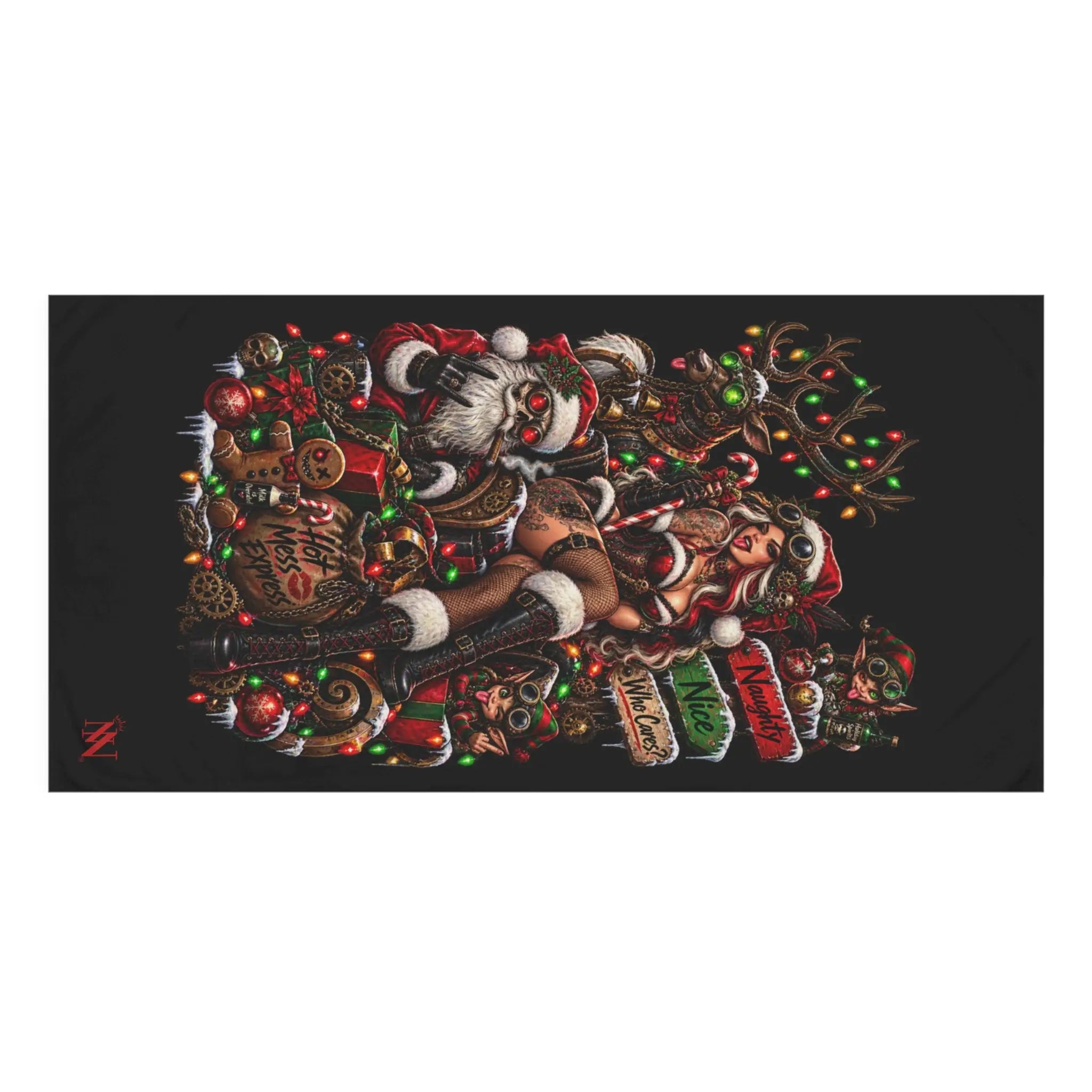 Christmas Wicked Fantasy | Nectar Napkins XL Fun-Flirty Lovers’ Towels