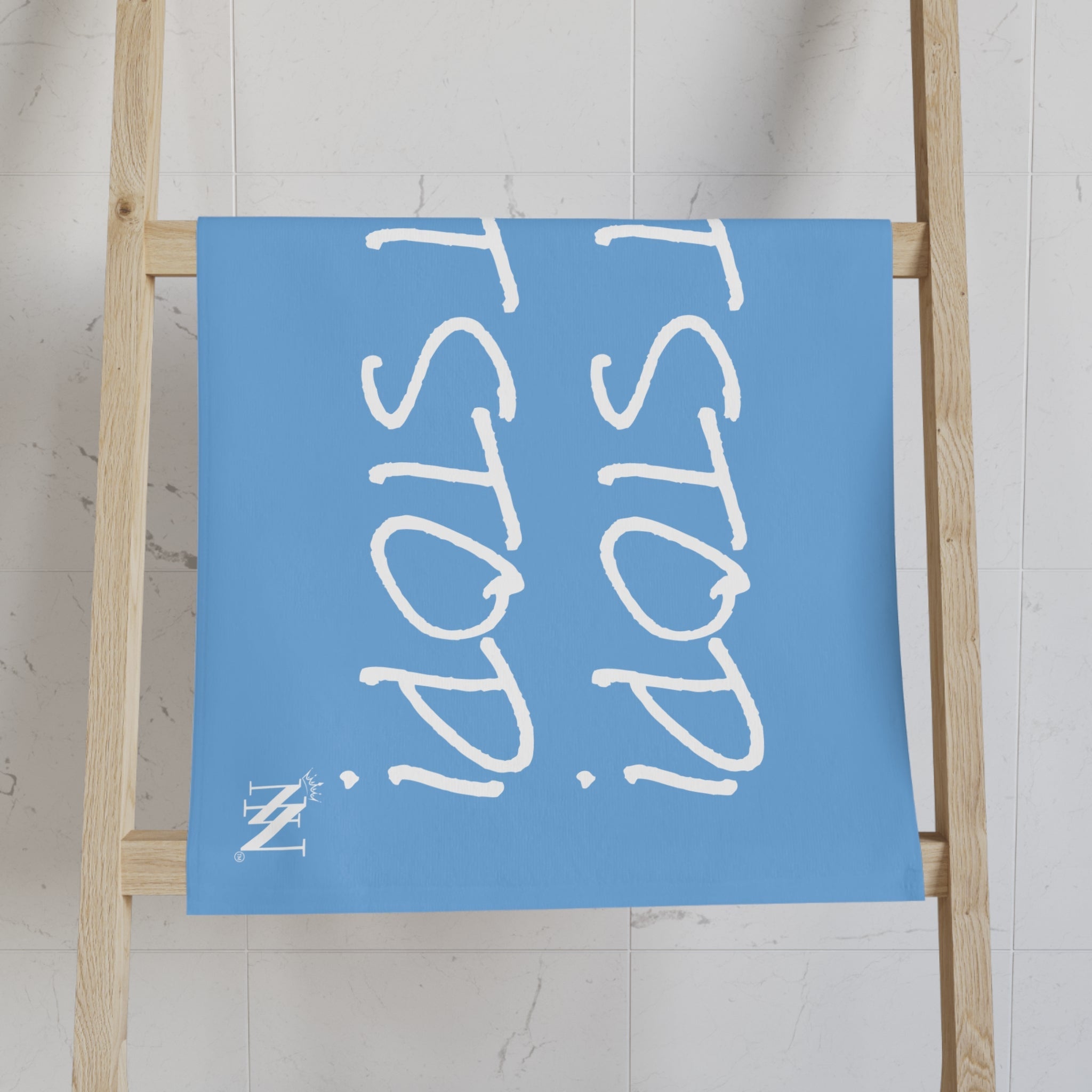 Donât Stop! Donât Stop Light Blue | Mix & Match Classic Fun-Flirty Loversâ Towels