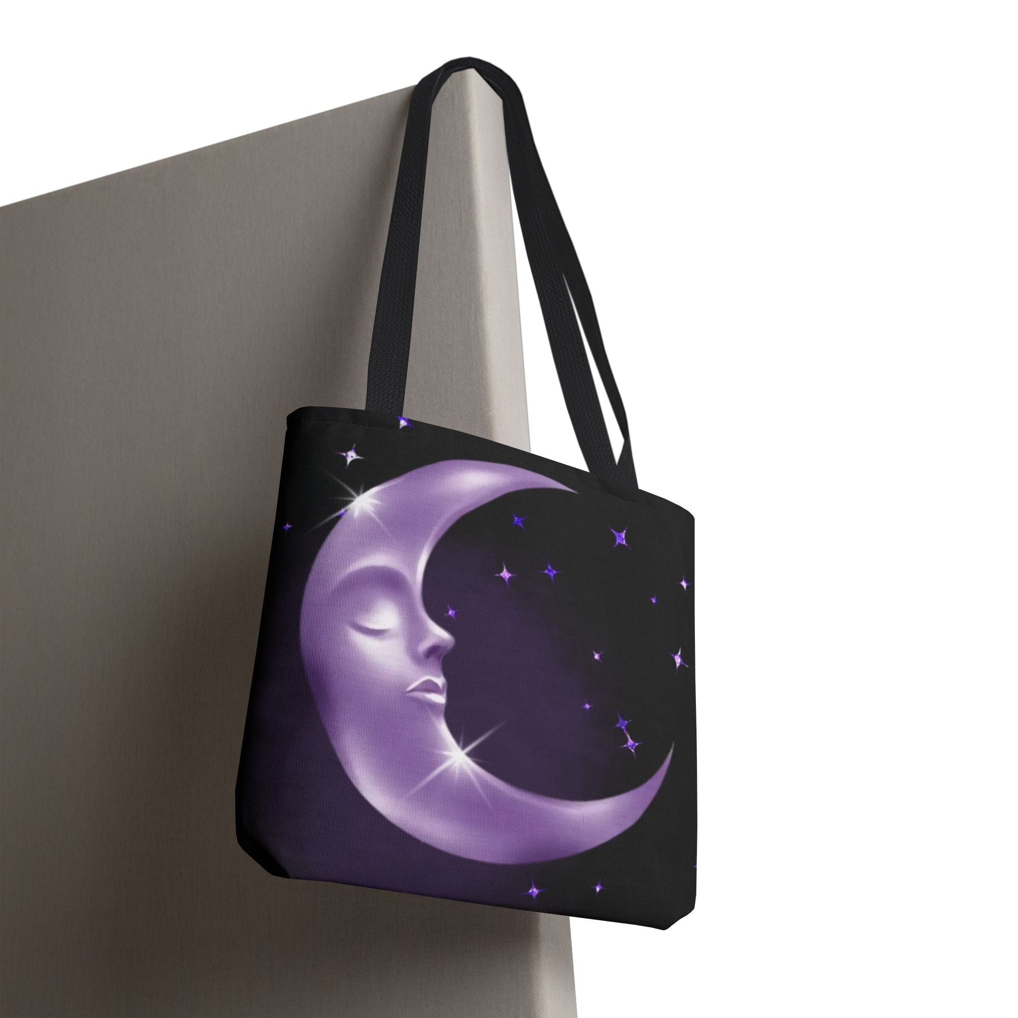 Purple Moon Tote Bag