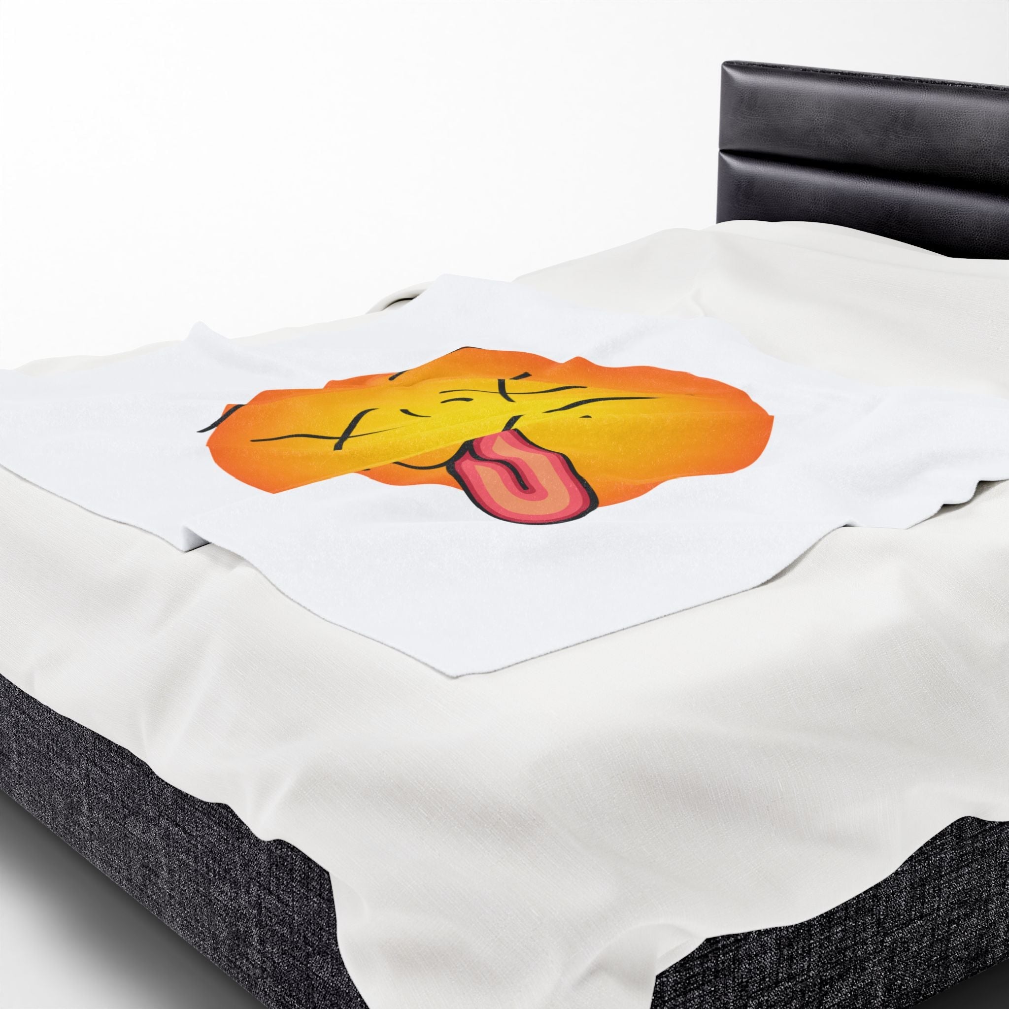 Knocked Out Emoji | Mix & Match Velveteen Fun-Flirty Lovers’ Blankets