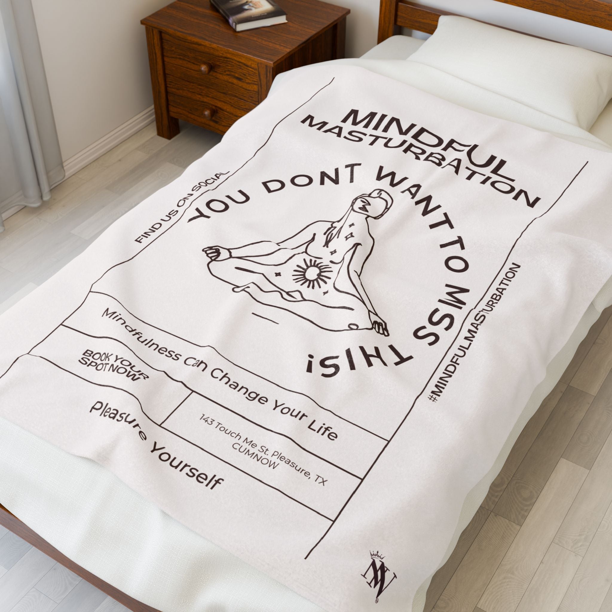 Mindful Masturbation | Mix & Match Velveteen Fun-Flirty Lovers’ Blankets