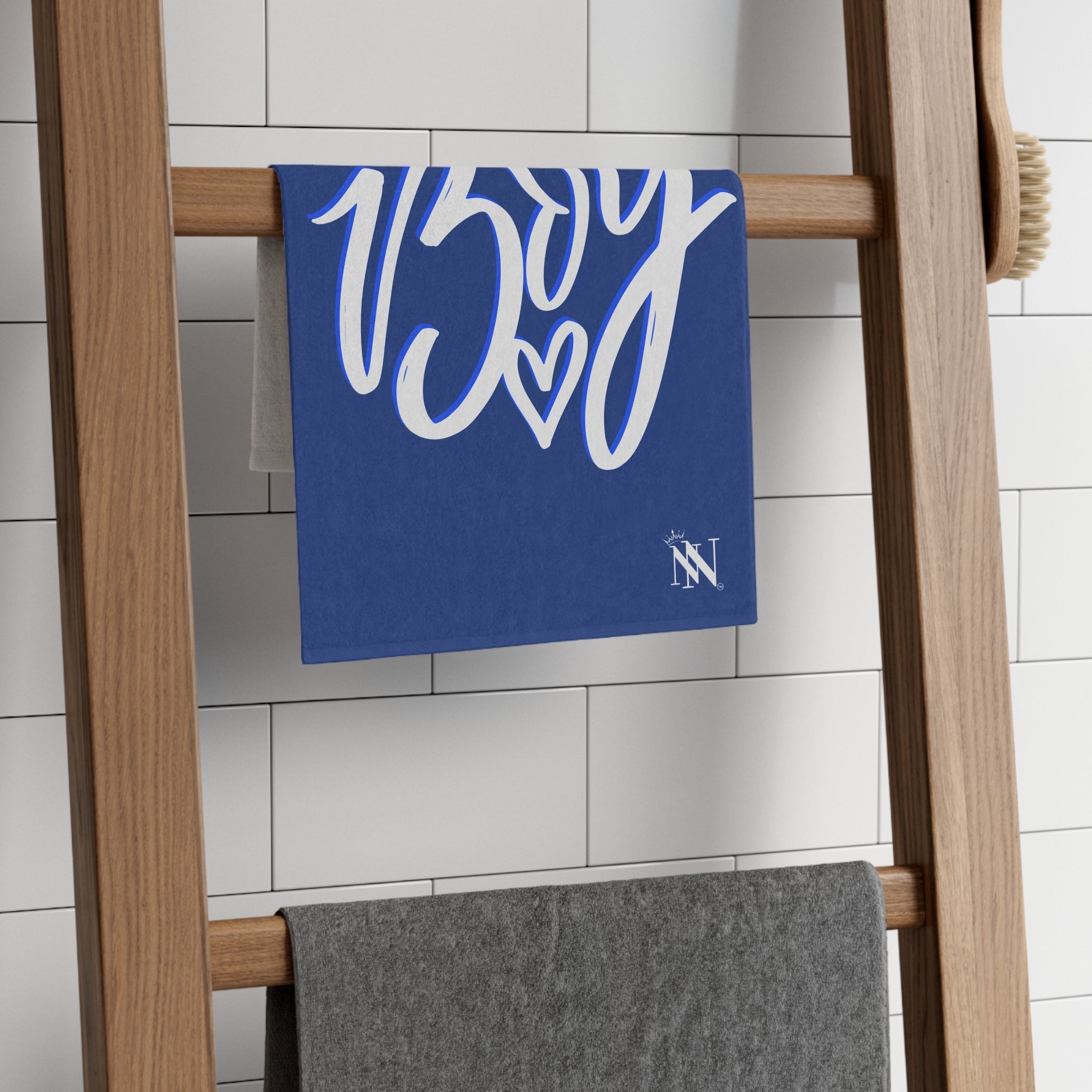 My Boy Blue | Mix & Match Soft Fun-Flirty Lovers’ Towels