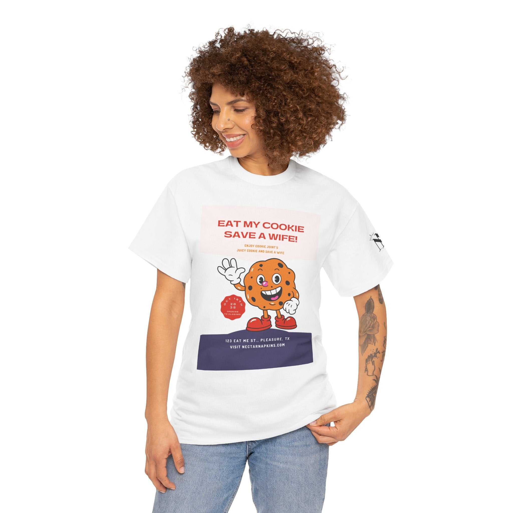 Eat My Cookie | Mix & Match 100% Cotton Unisex Fun-Flirty Lovers’ Tees