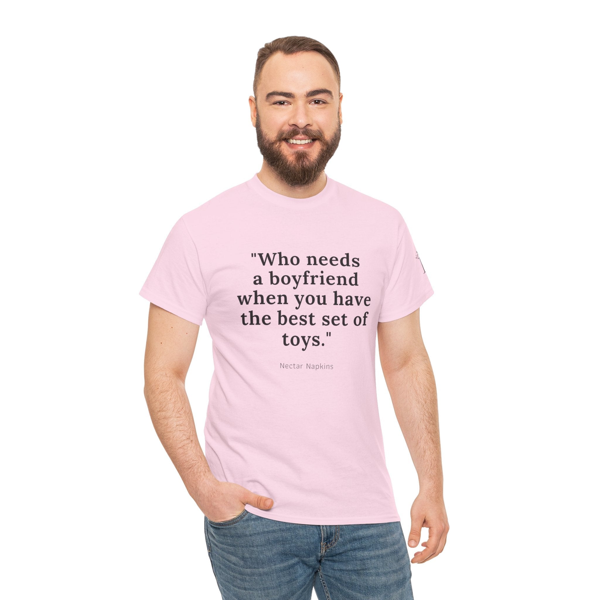 No Need Boyfriend? | Mix & Match 100% Cotton Unisex Fun-Flirty Lovers’ Tees