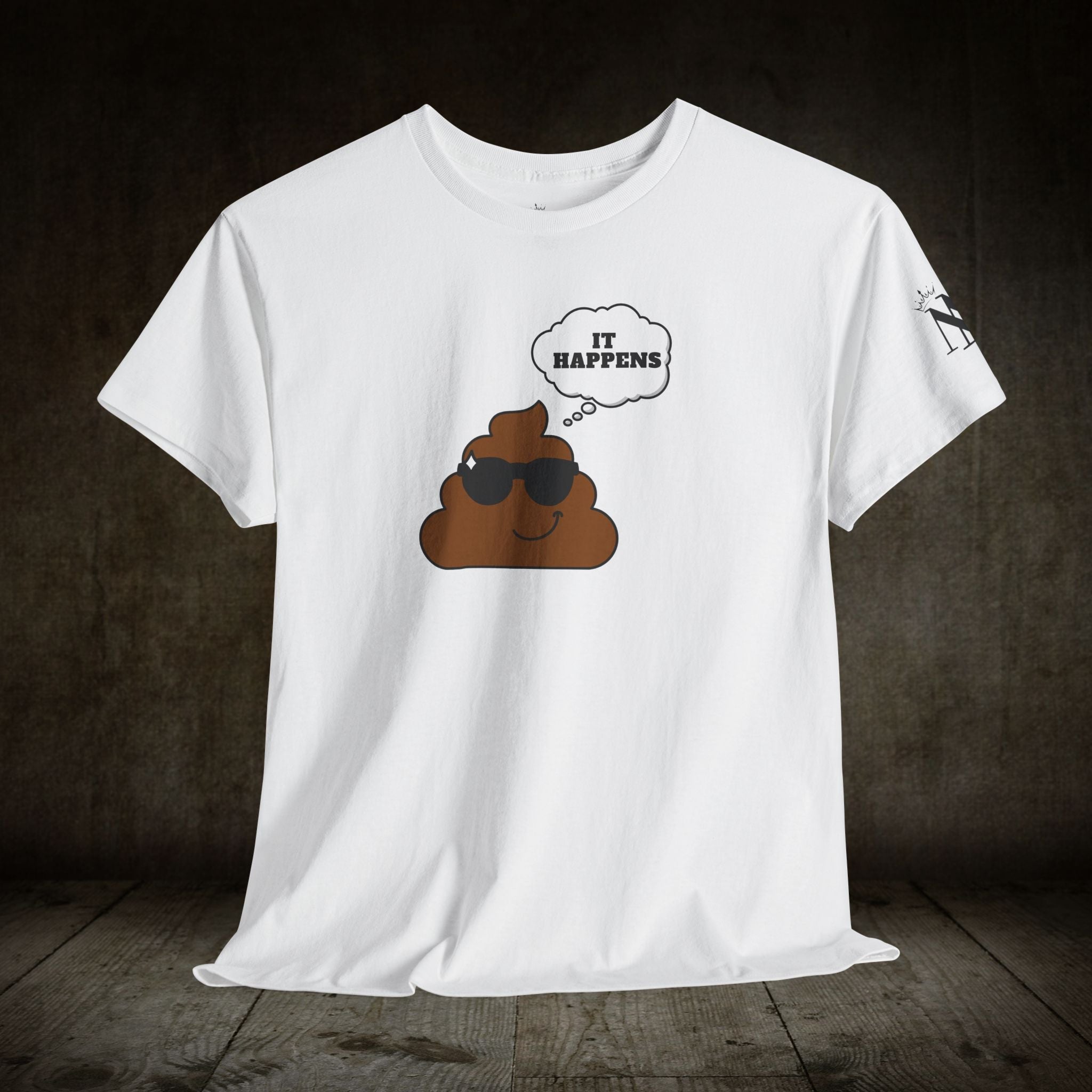 Poo! It Happens | Mix & Match 100% Cotton Unisex Fun-Flirty Lovers’ Tees