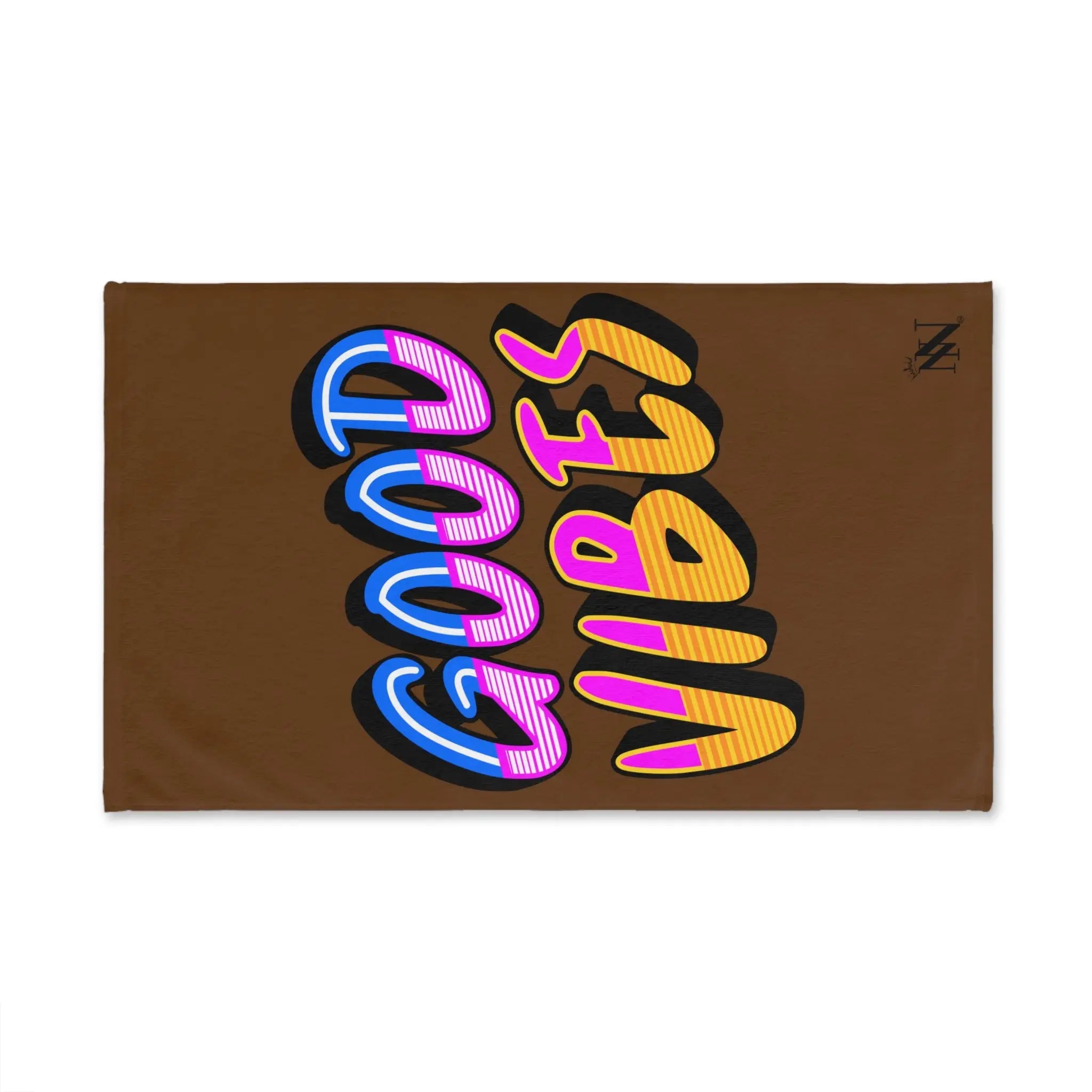 Neon Rainbow Good Vibes Brown Stay Gold Retro Sticker