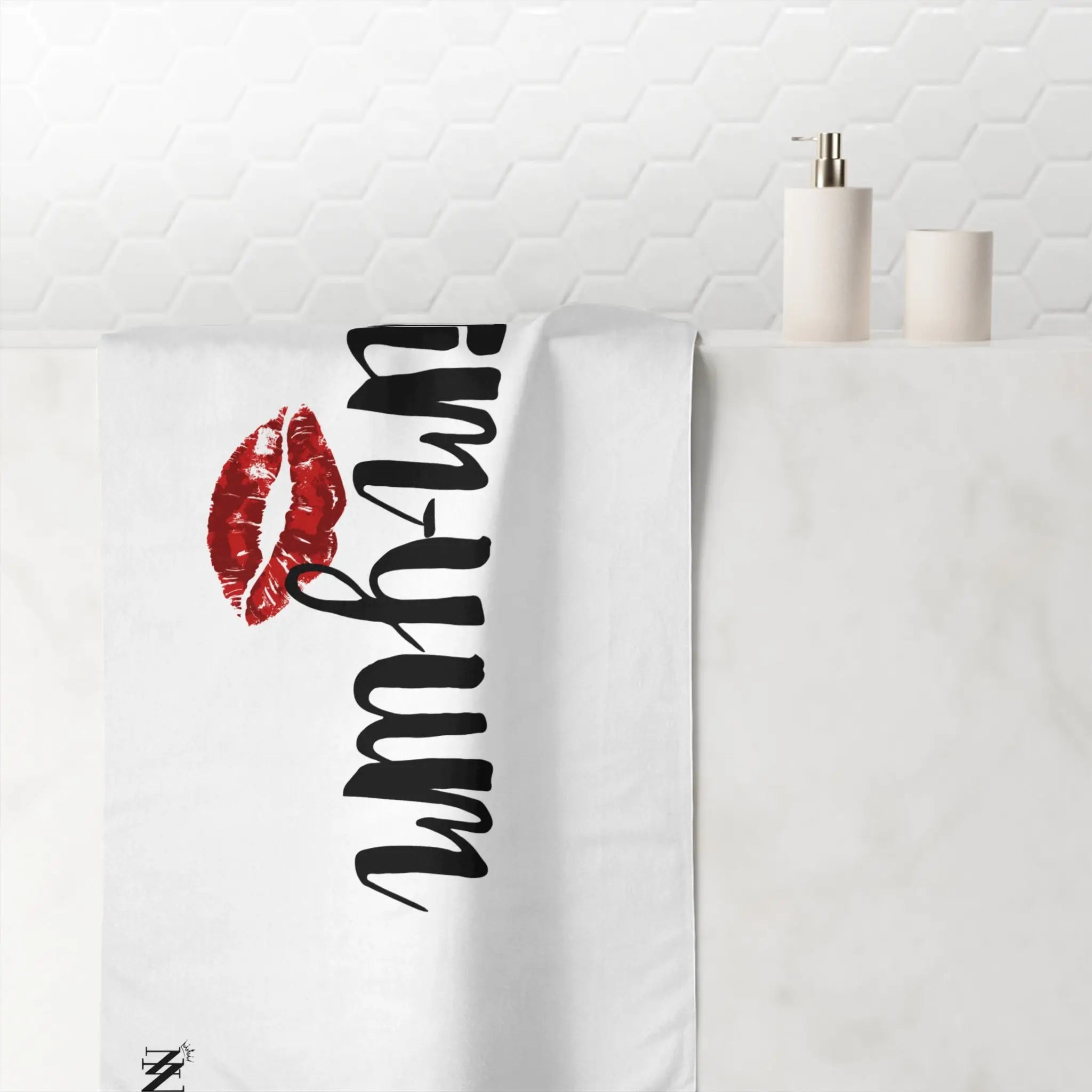 Dam-Yum Kiss | Mix & Match XL Fun-Flirty Lovers’ Towels