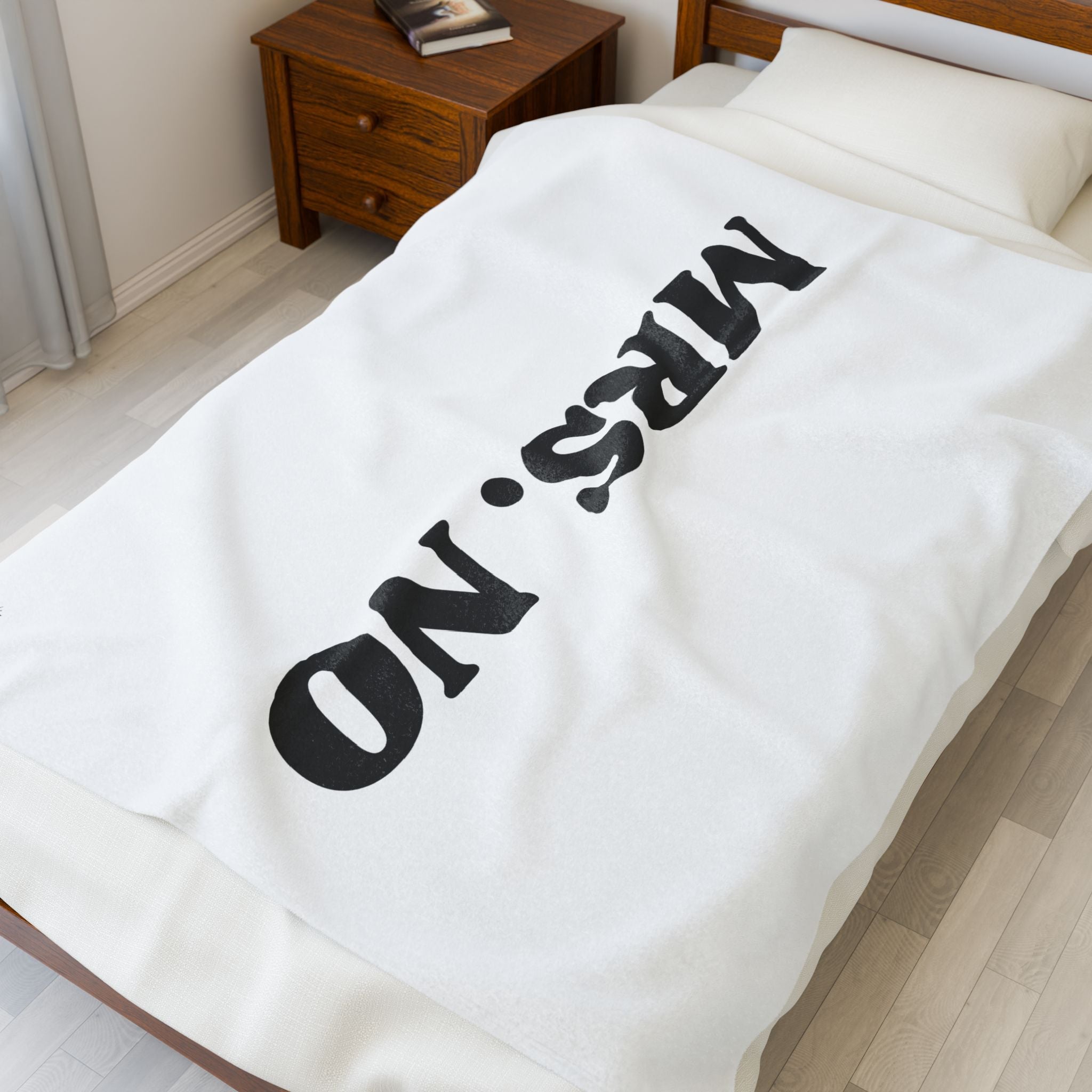 Mrs. No | Mix & Match Velveteen Fun-Flirty Lovers’ Blankets