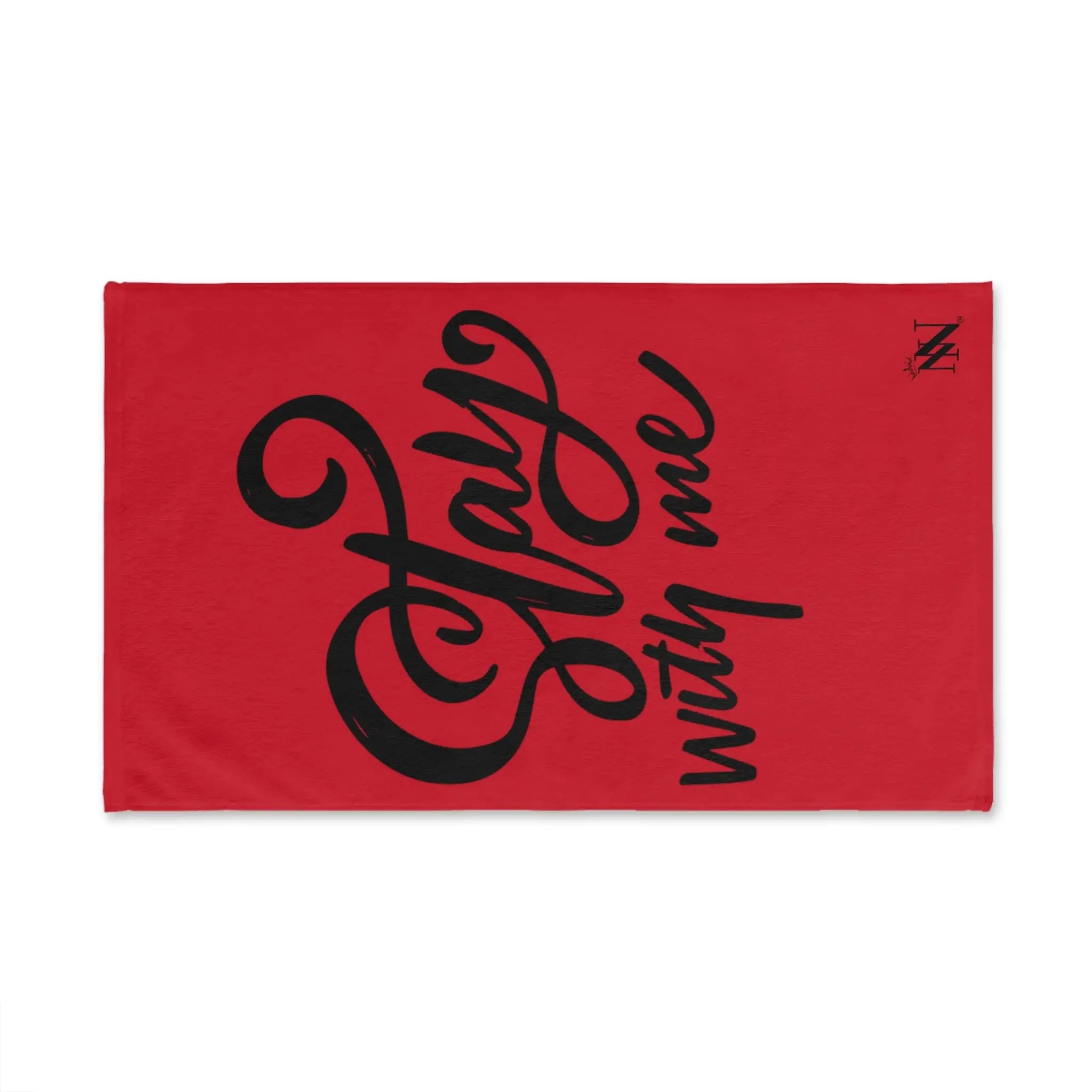 Stay With Me Red | Mix & Match Original Fun-Flirty Lovers’ Towels