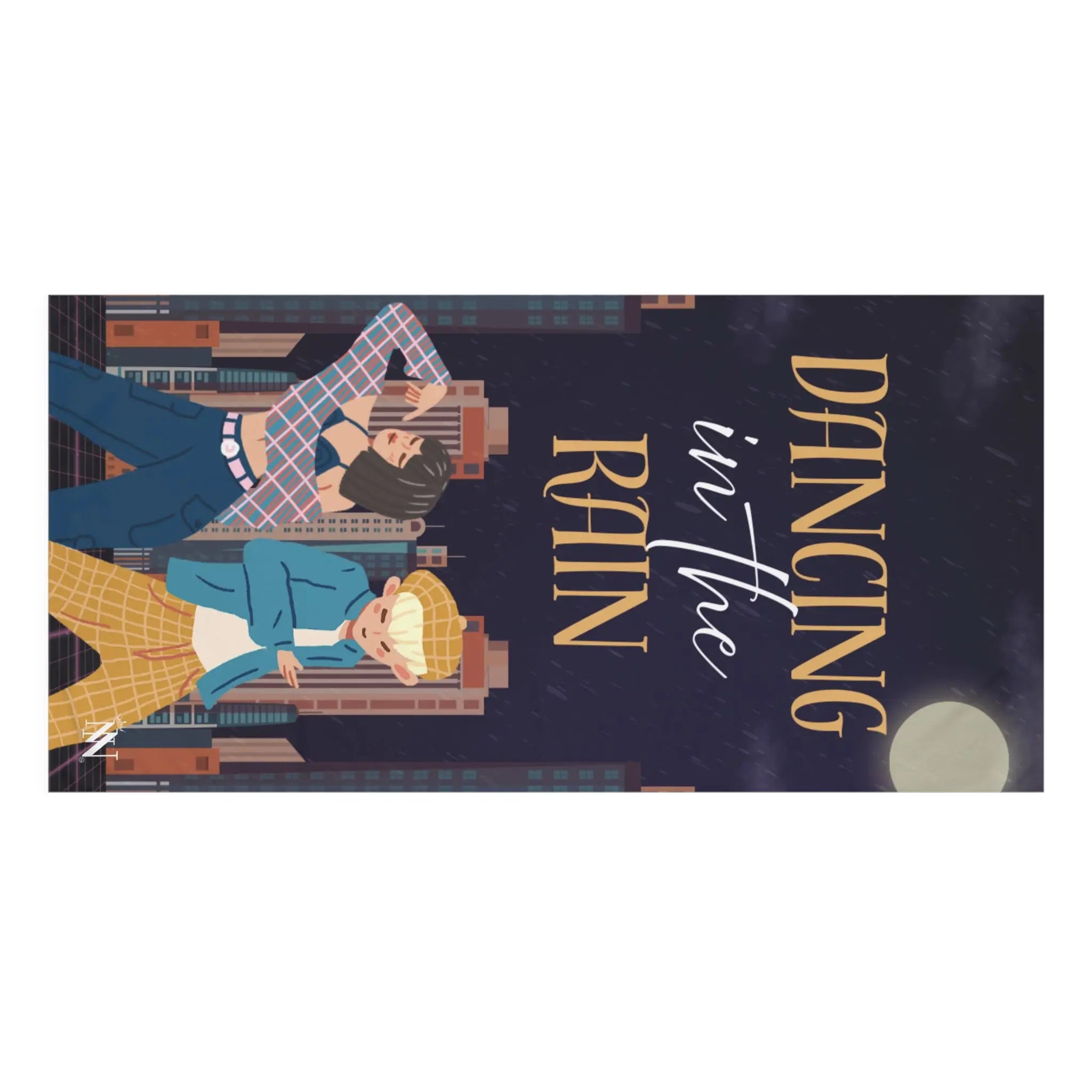 Dancing in the Rain | Mix & Match XL Fun-Flirty Lovers’ Towels