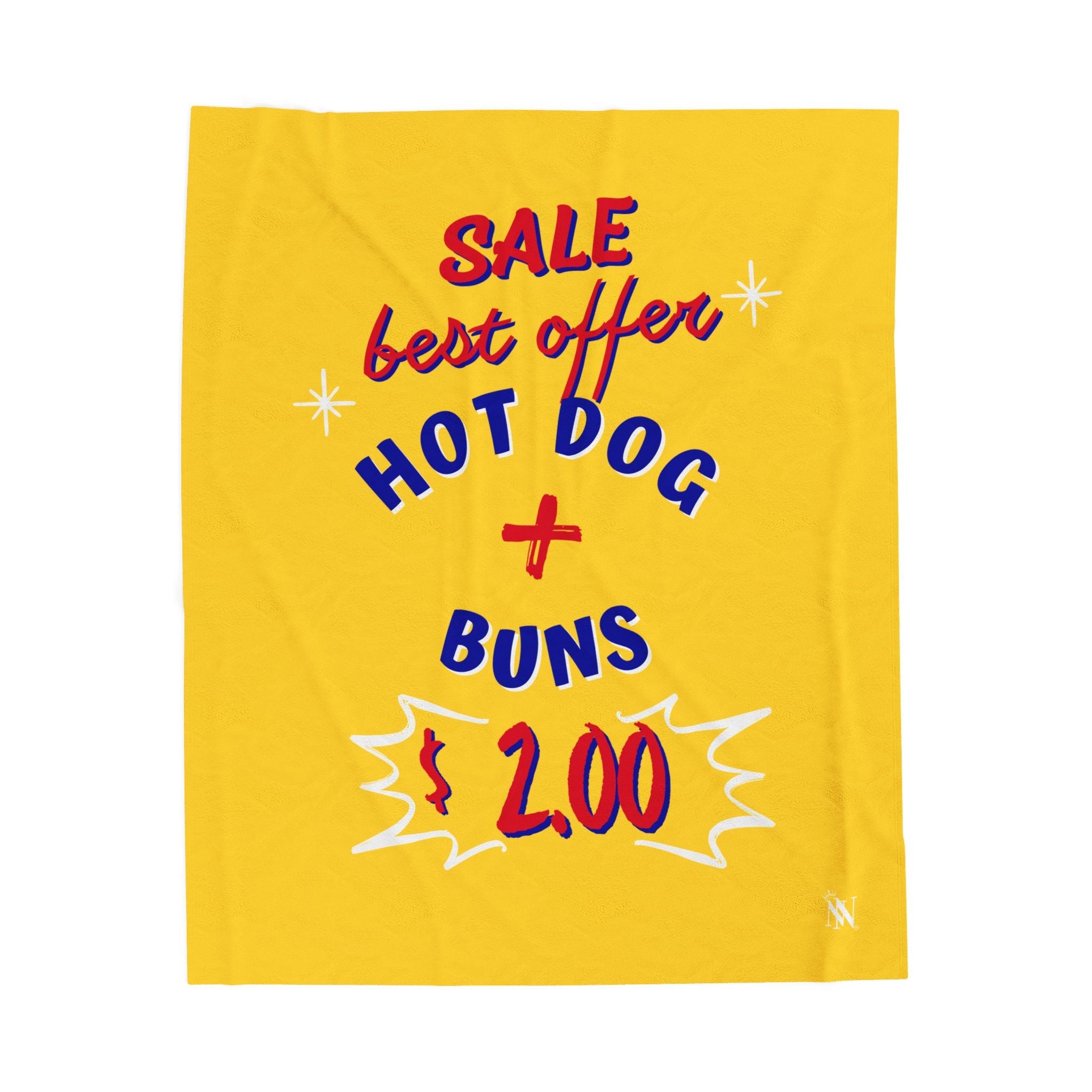 Hot Dog + Buns | Mix & Match Soft Fun-Flirty Lovers’ Blankets