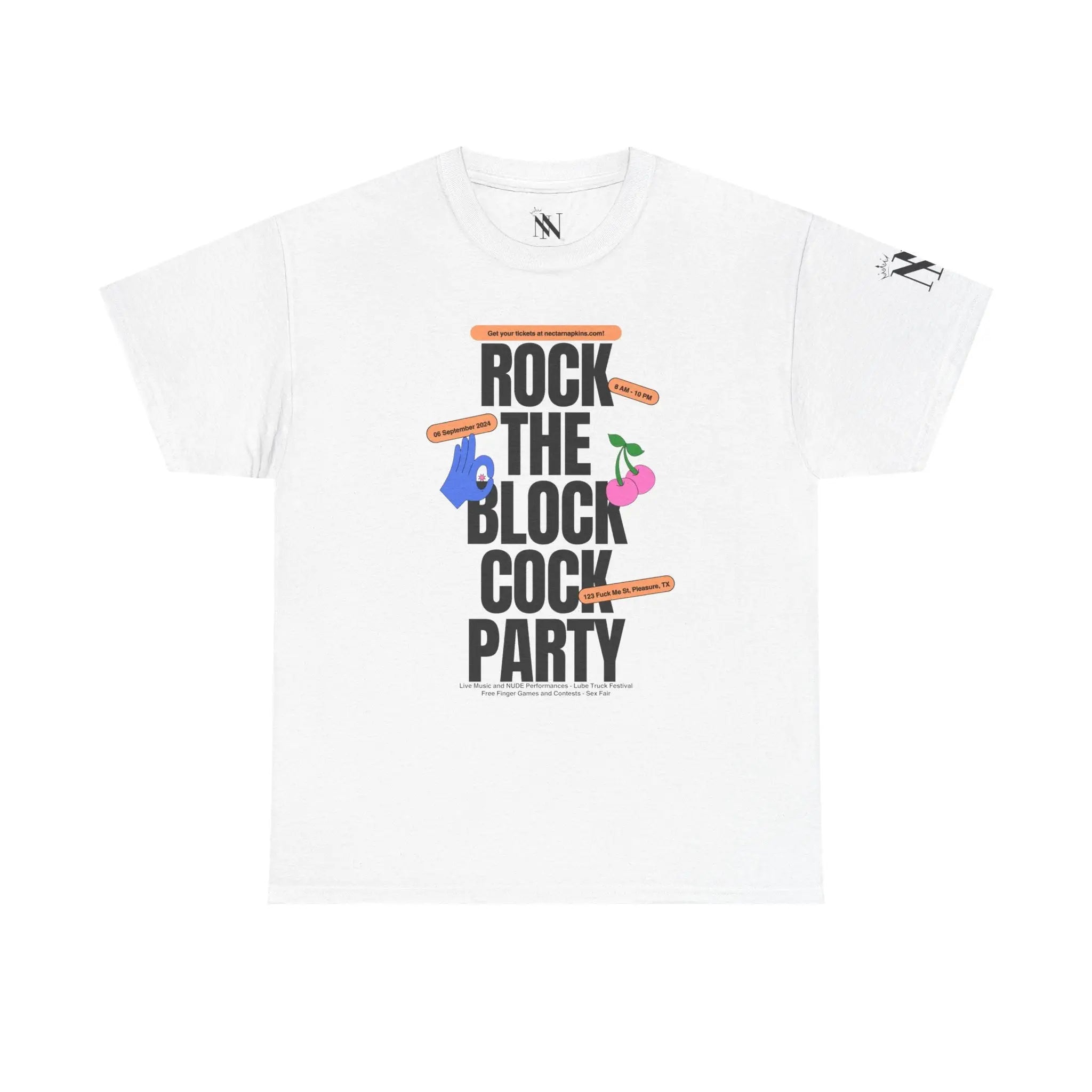 Rock The Block Cock Party | Mix & Match 100% Cotton Unisex Fun-Flirty Lovers’ Tees