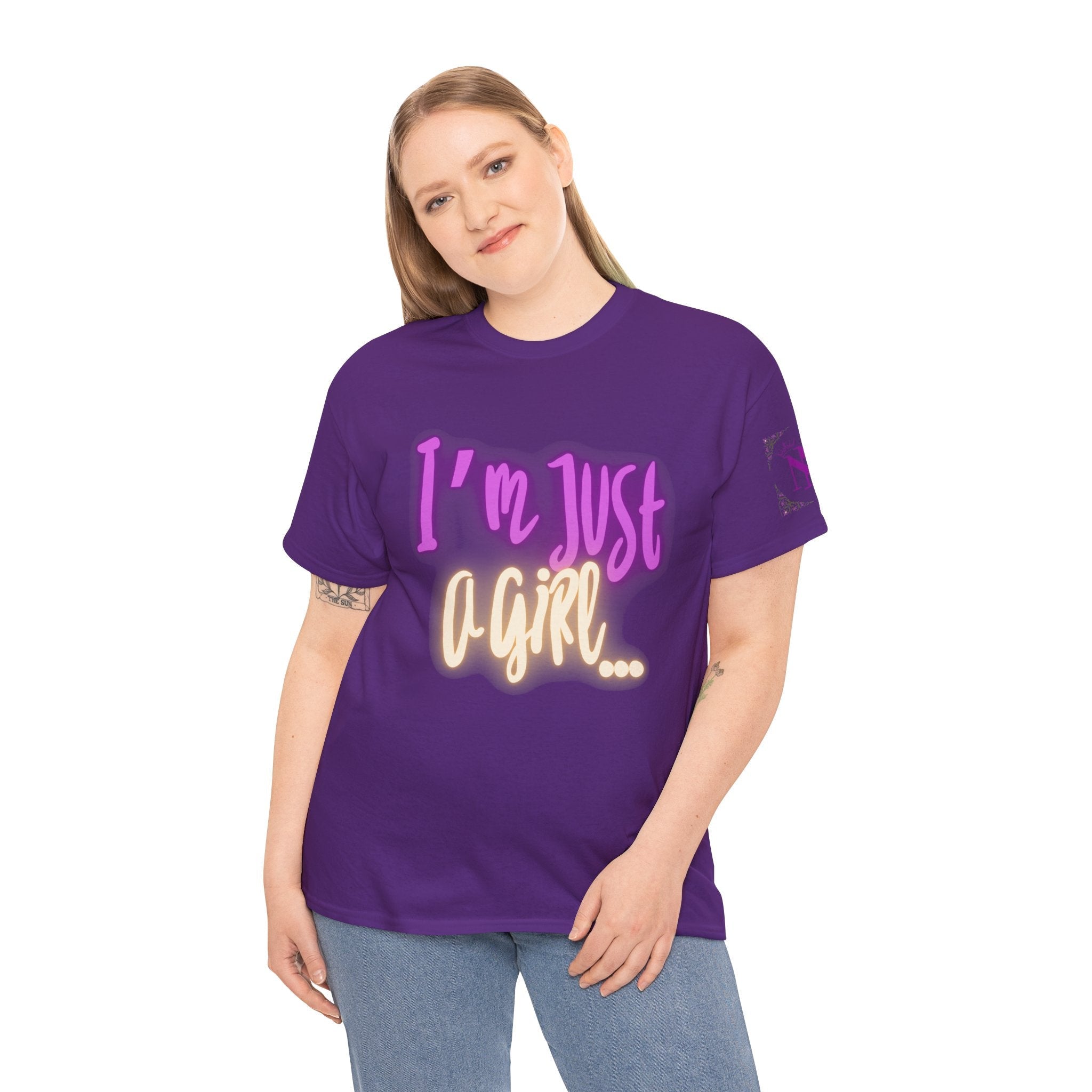 I’m Just a Girl | Mix & Match 100% Cotton Unisex Fun-Flirty Lovers’ Tees