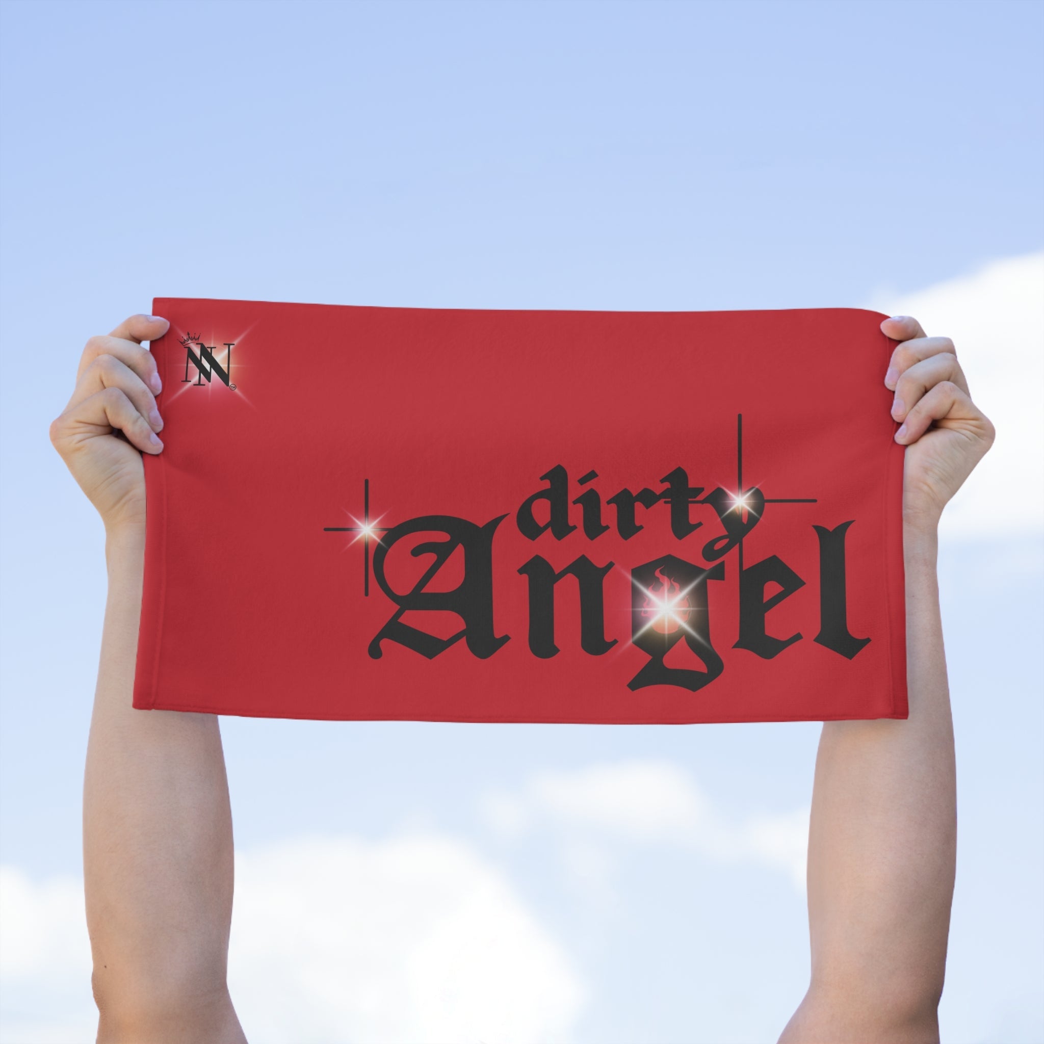 Dirty Angel Red | Mix & Match Soft Fun-Flirty Lovers’ Towels