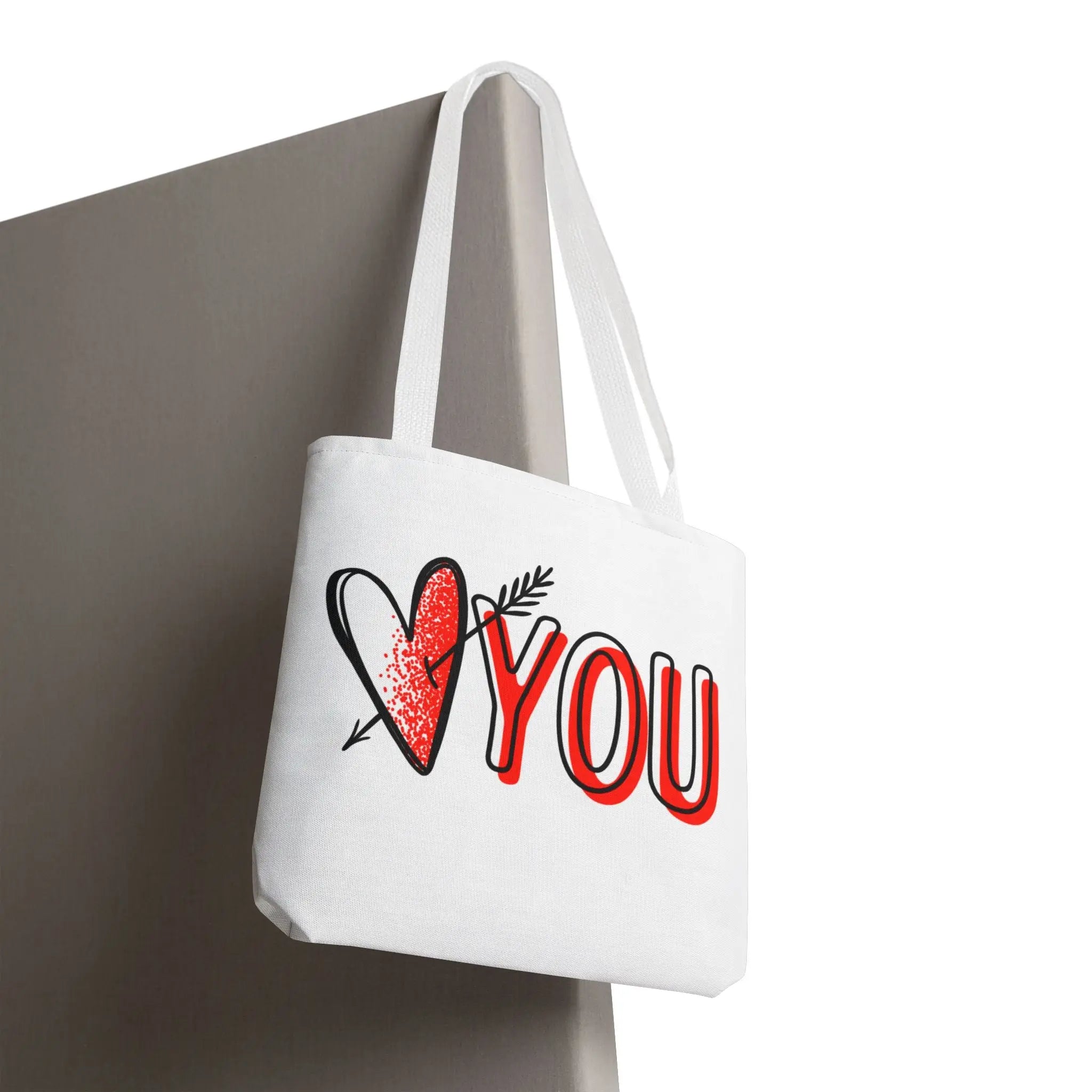 Heart Arrow You Tote Bag