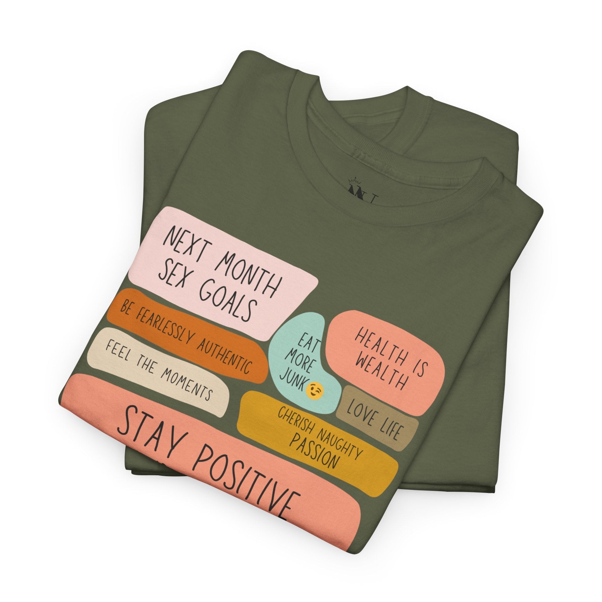 Sex Goals | Mix & Match 100% Cotton Unisex Fun-Flirty Lovers’ Tees