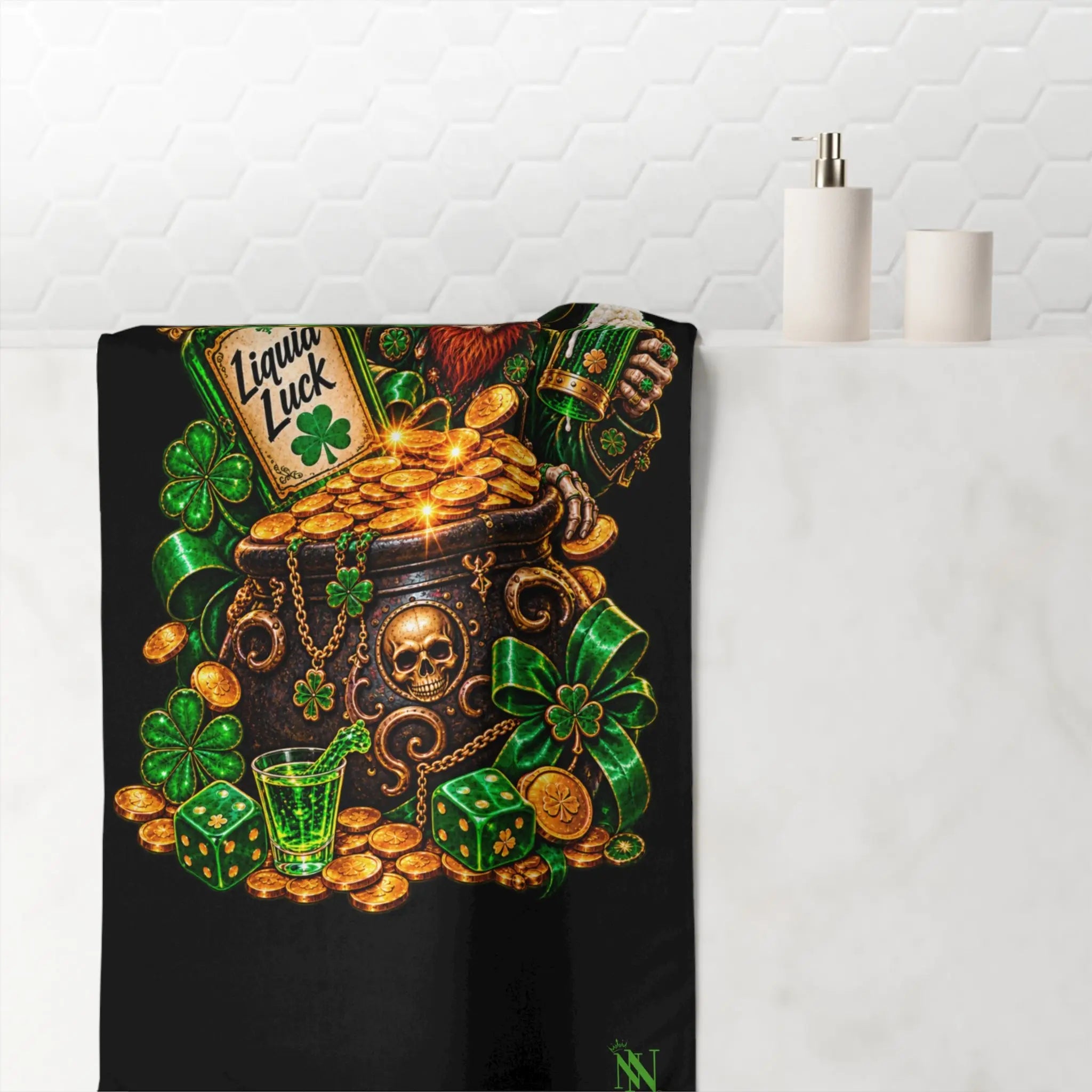 Pot Of Gold Wicked Leprechaun XL Sex Towel