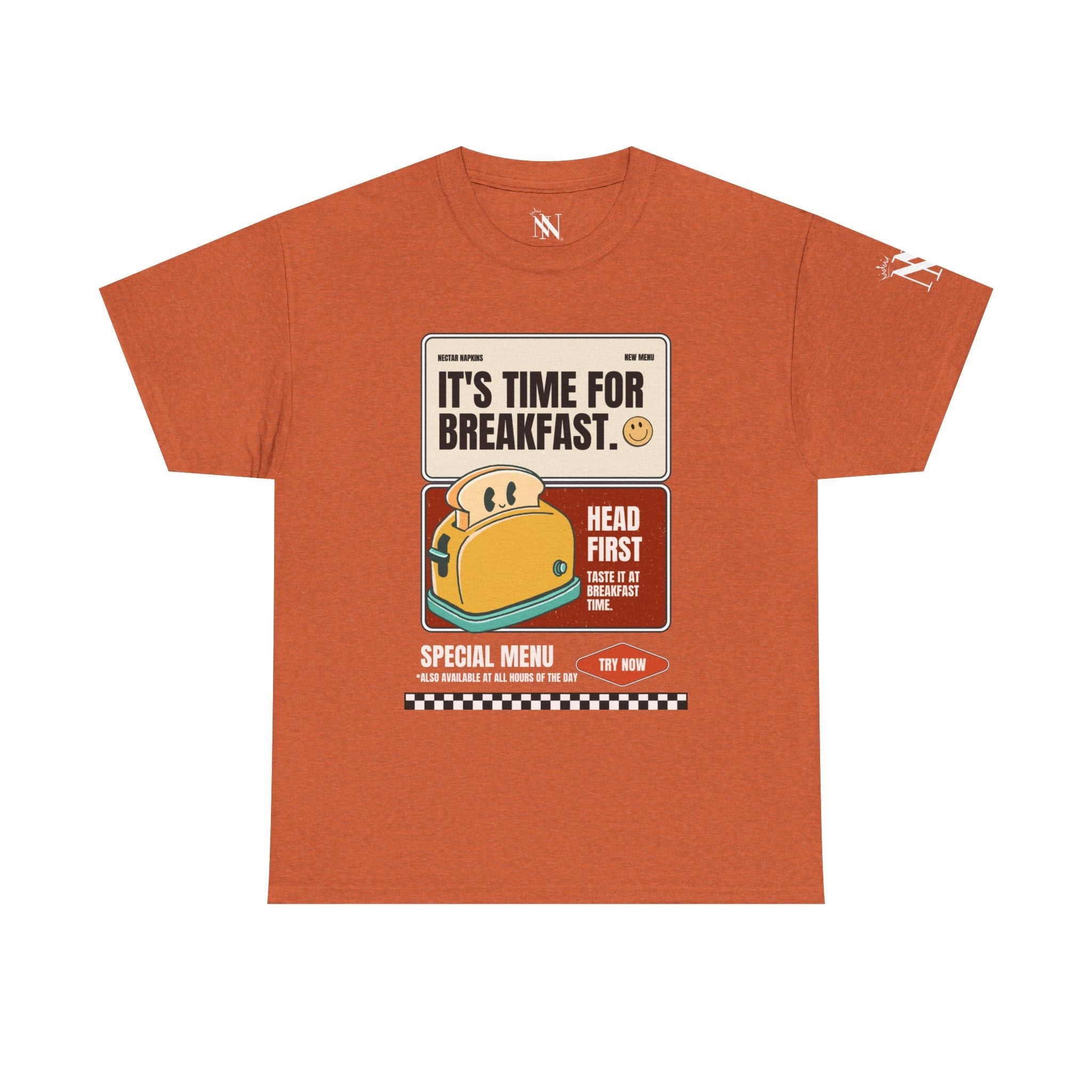 Breakfast Time | Mix & Match 100% Cotton Unisex Fun-Flirty Lovers’ Tees