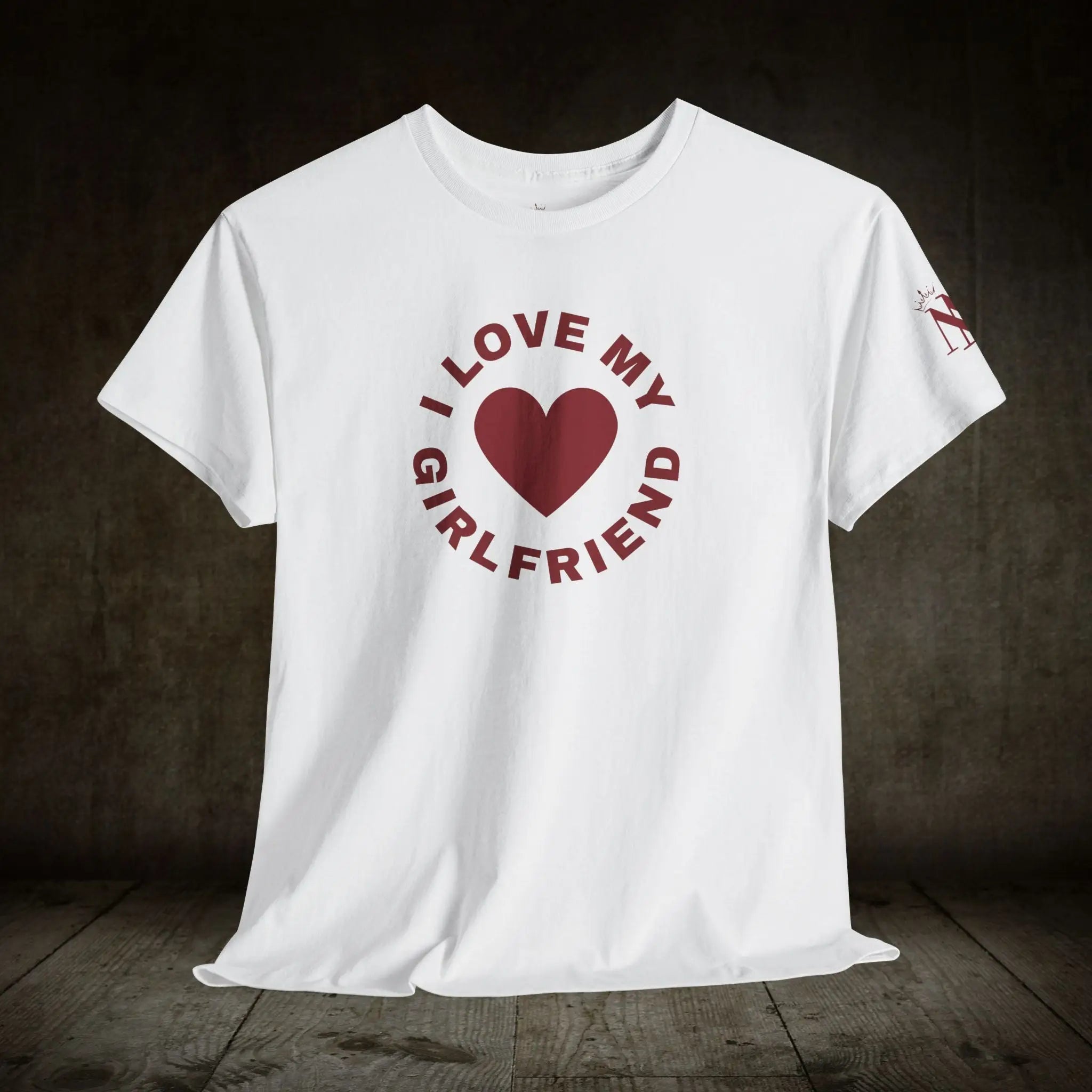 I Love My Girlfriend Heart | Mix & Match Cotton Unisex Fun-Flirty Lovers’ T-Shirts