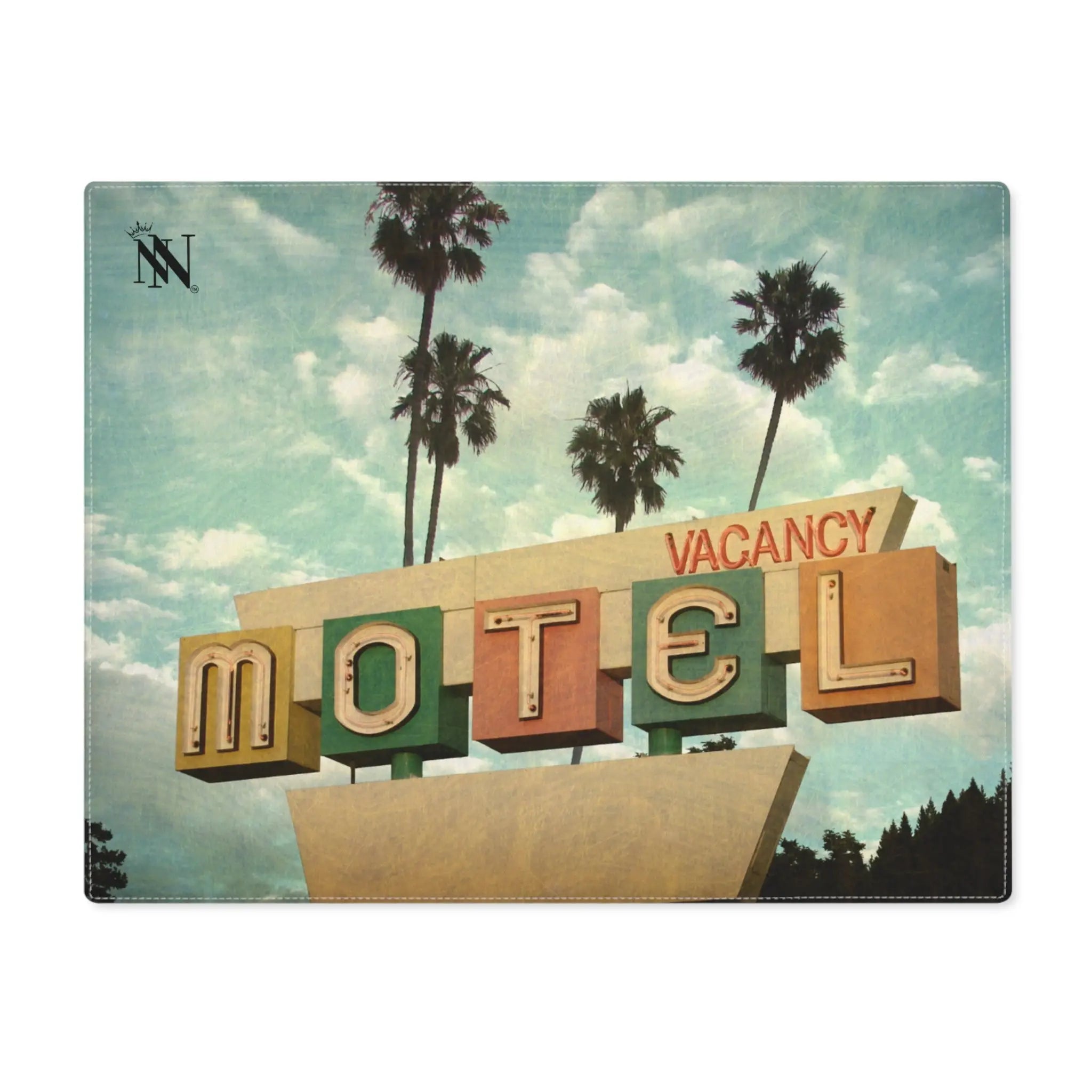 Retro Motel Vacancy Sex Toys Mat
