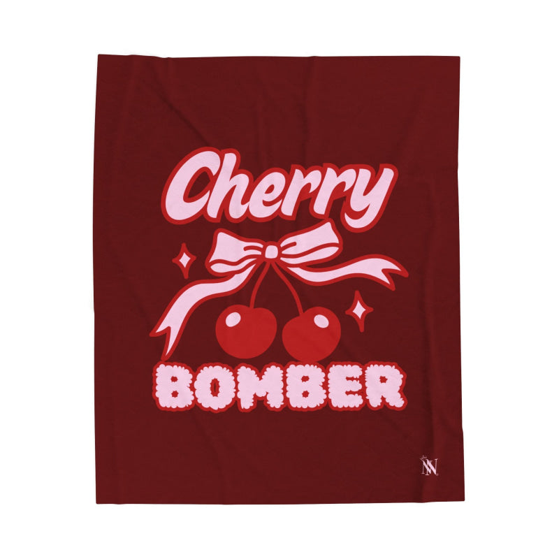 Cherry Bomber | Mix & Match Soft Fun-Flirty Lovers’ Blankets