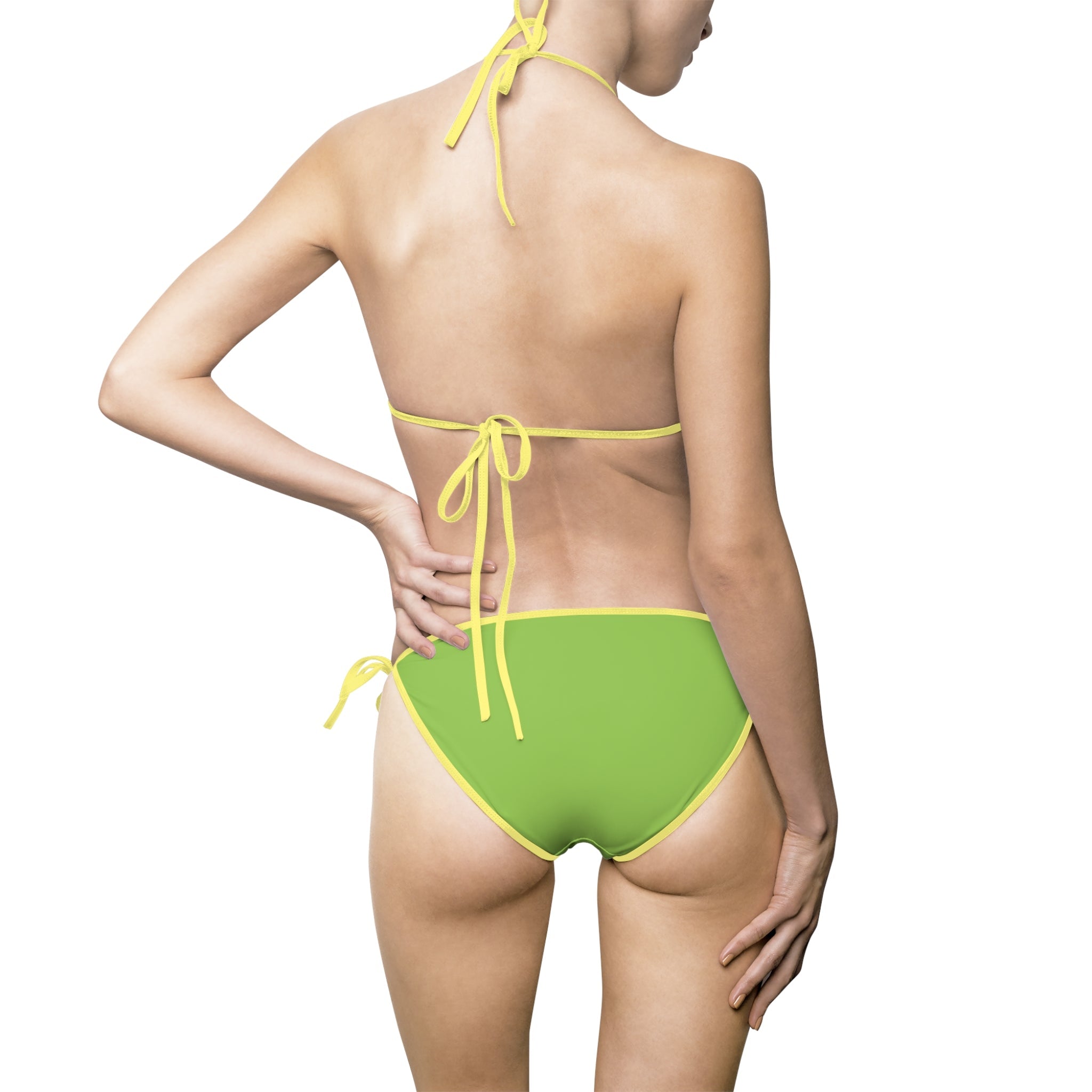 Green Strappy | Mix & Match Fun-Flirty Lovers’ String Bikinis