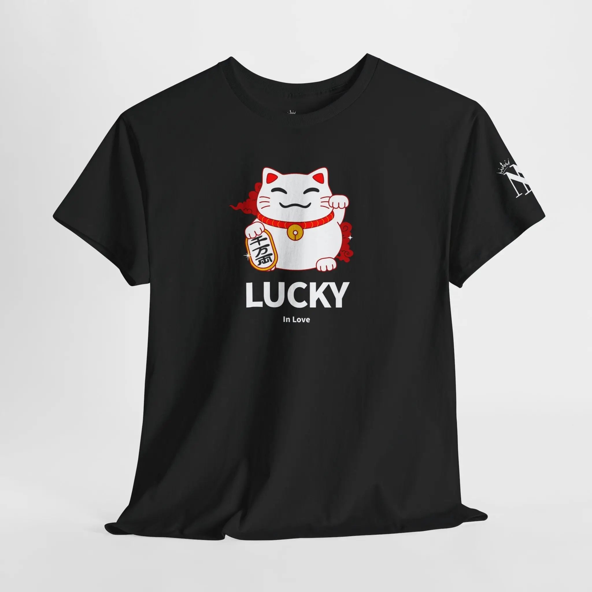 Lucky In Love Beckoning Cat Sex Gifts 100% Cotton T-Shirt