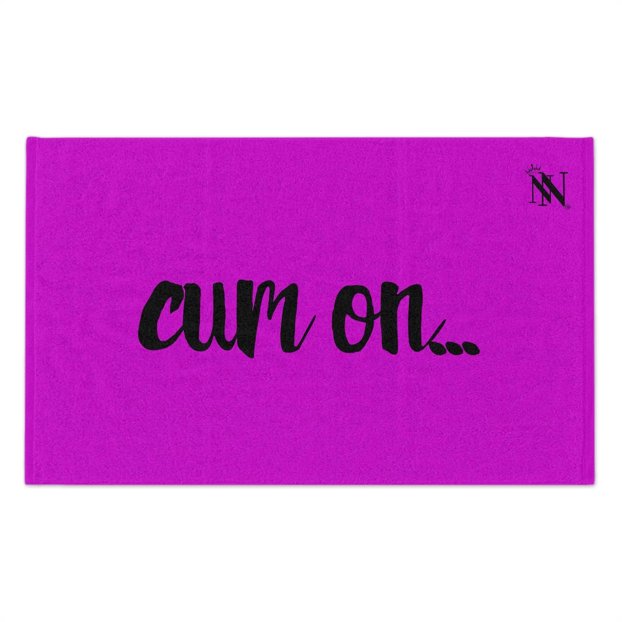 Cum On... Bright Purple | Mix & Match Soft Fun-Flirty Lovers’ Towels