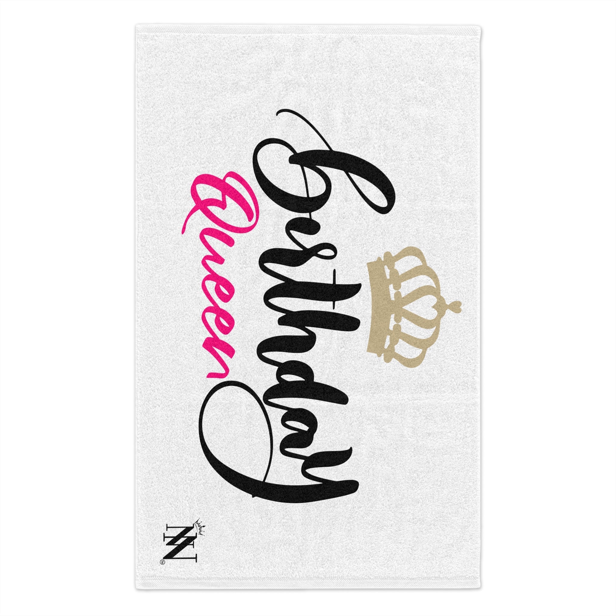 Gold Crown Birthday Queen | Mix & Match Soft Fun-Flirty Lovers’ Towels