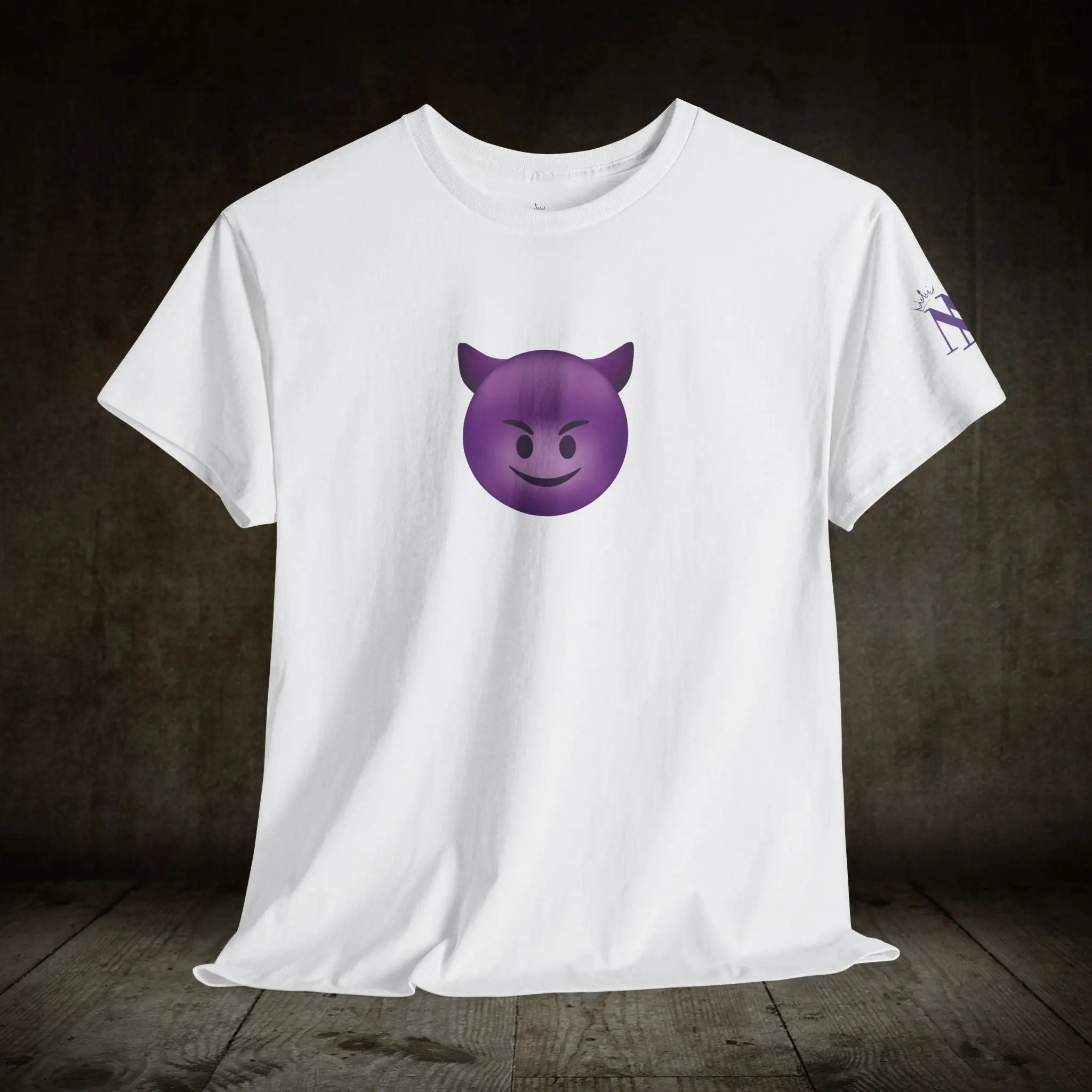 Naughty Devil Emoji | Mix & Match 100% Cotton Unisex Fun-Flirty Lovers’ Tees