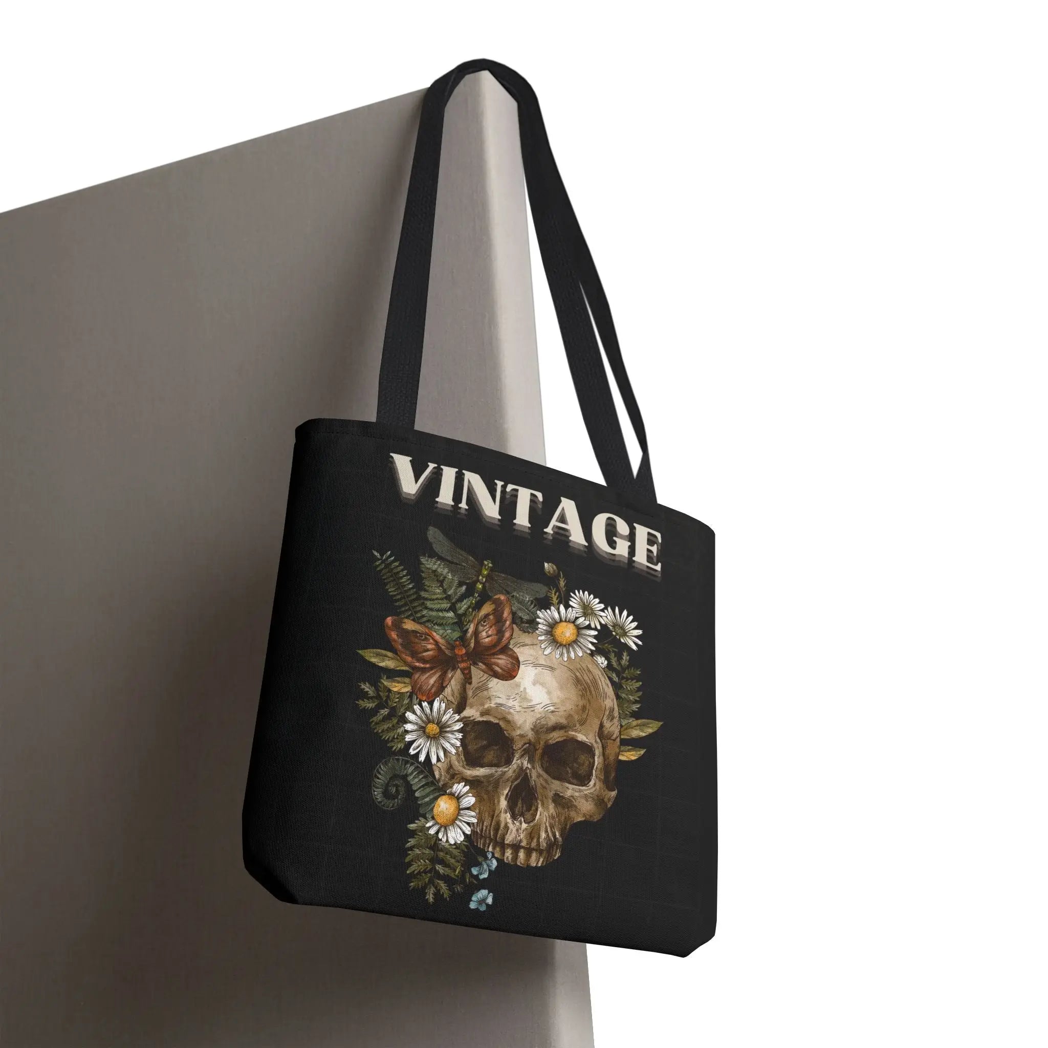Vintage Floral Skull | Mix & Match Fun-Flirty Lovers’ Totes
