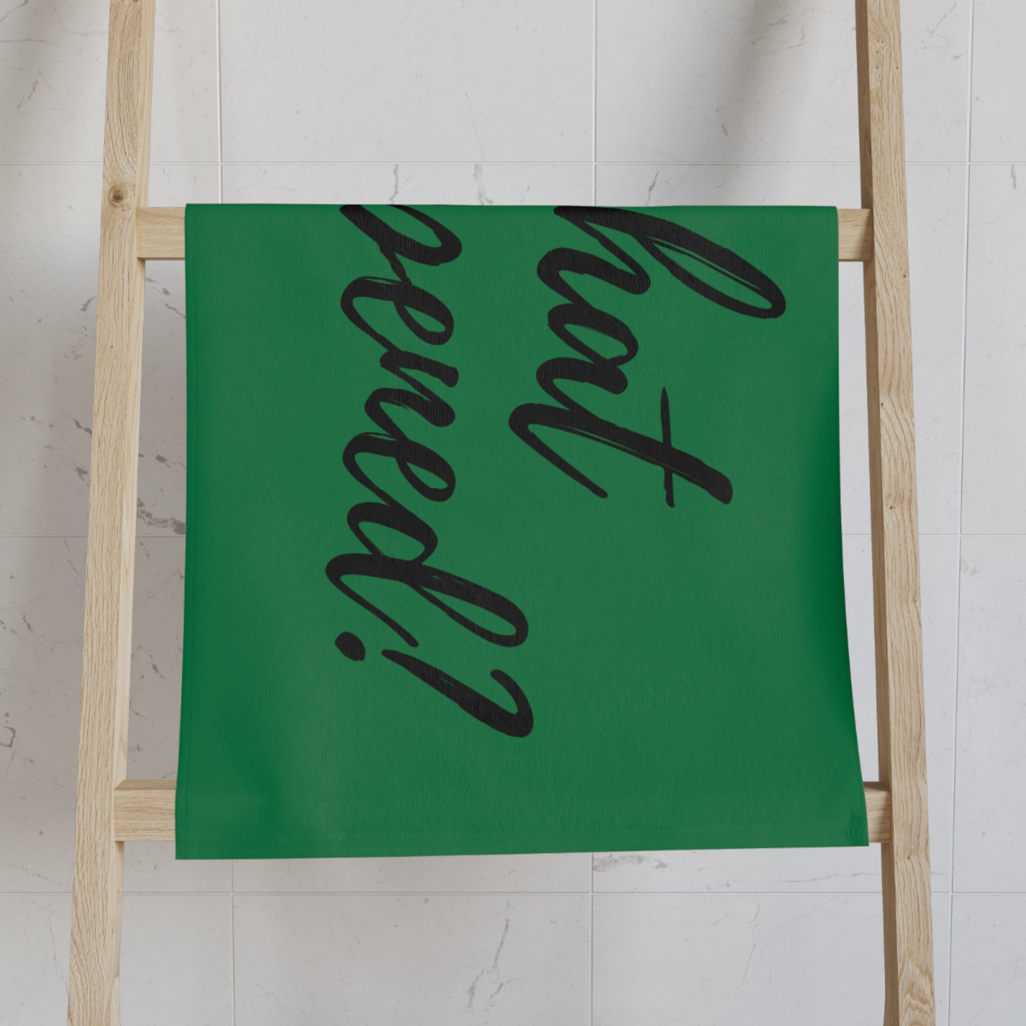 What Happened? Green Cum Towel