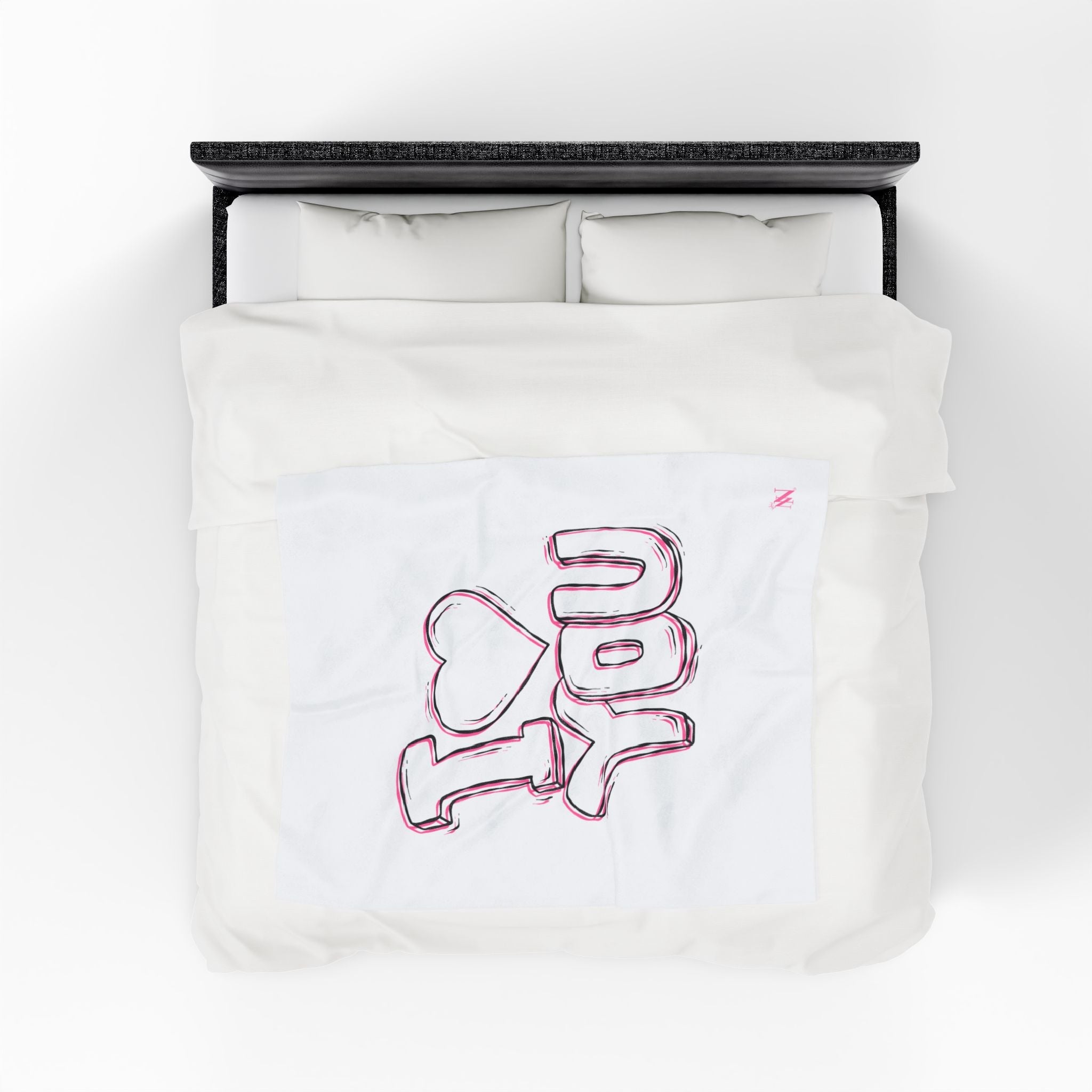 I Love You Bubble | Mix & Match Velveteen Fun-Flirty Lovers’ Blankets