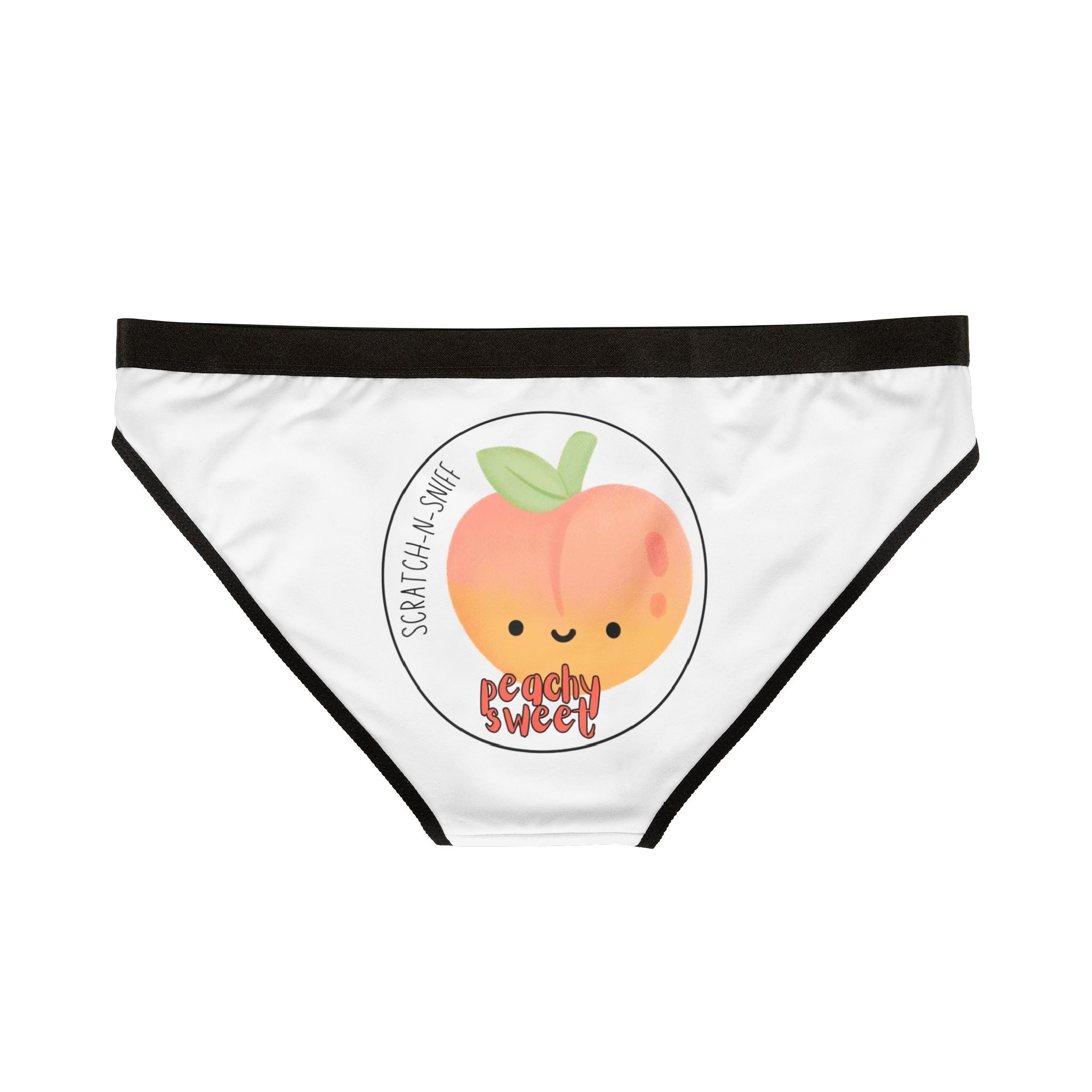 Peachy Sweet Scratch N Sniff | Mix & Match Women’s Fun-Flirty Lovers’ Panties