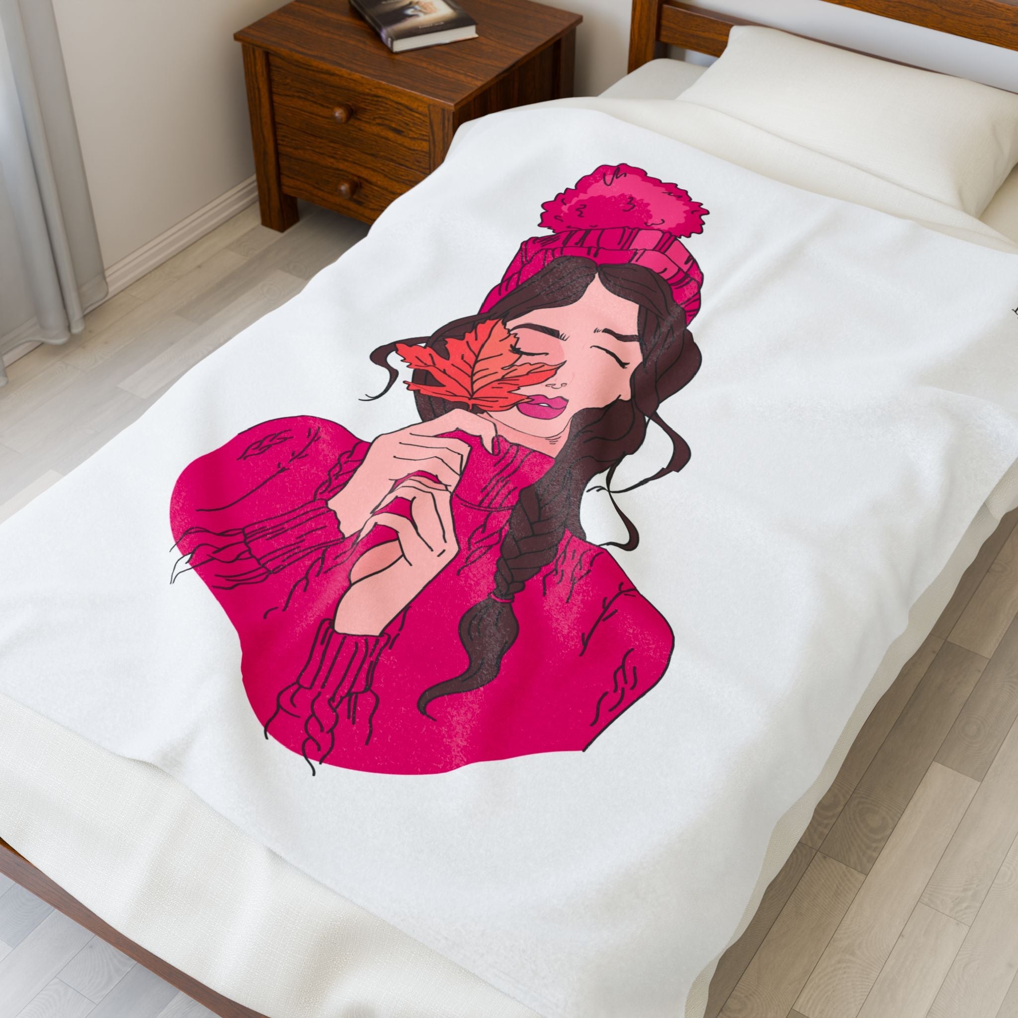 Fall Into Love Girl | Mix & Match Velveteen Fun-Flirty Lovers’ Blankets